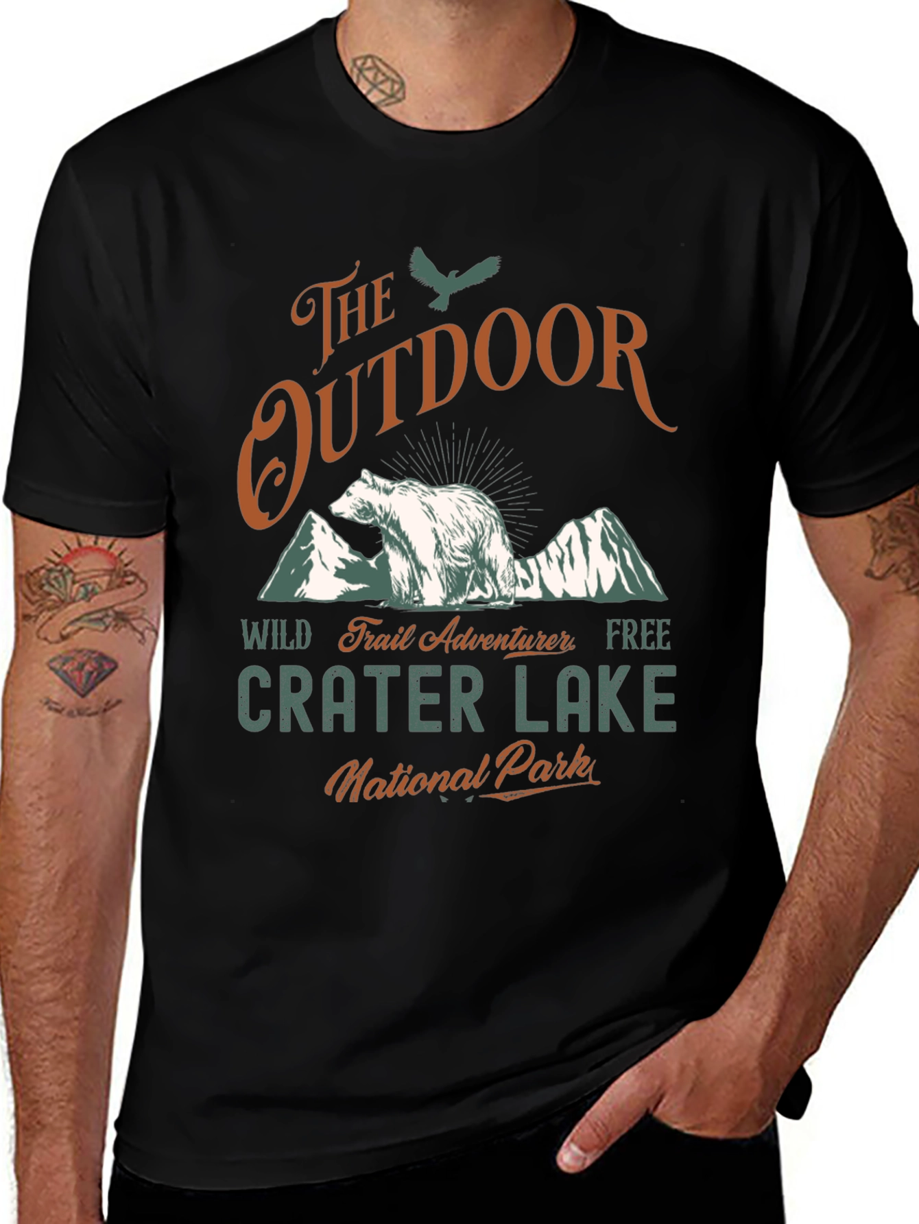 Crater Lake National Park Outdoor Adventure Tee