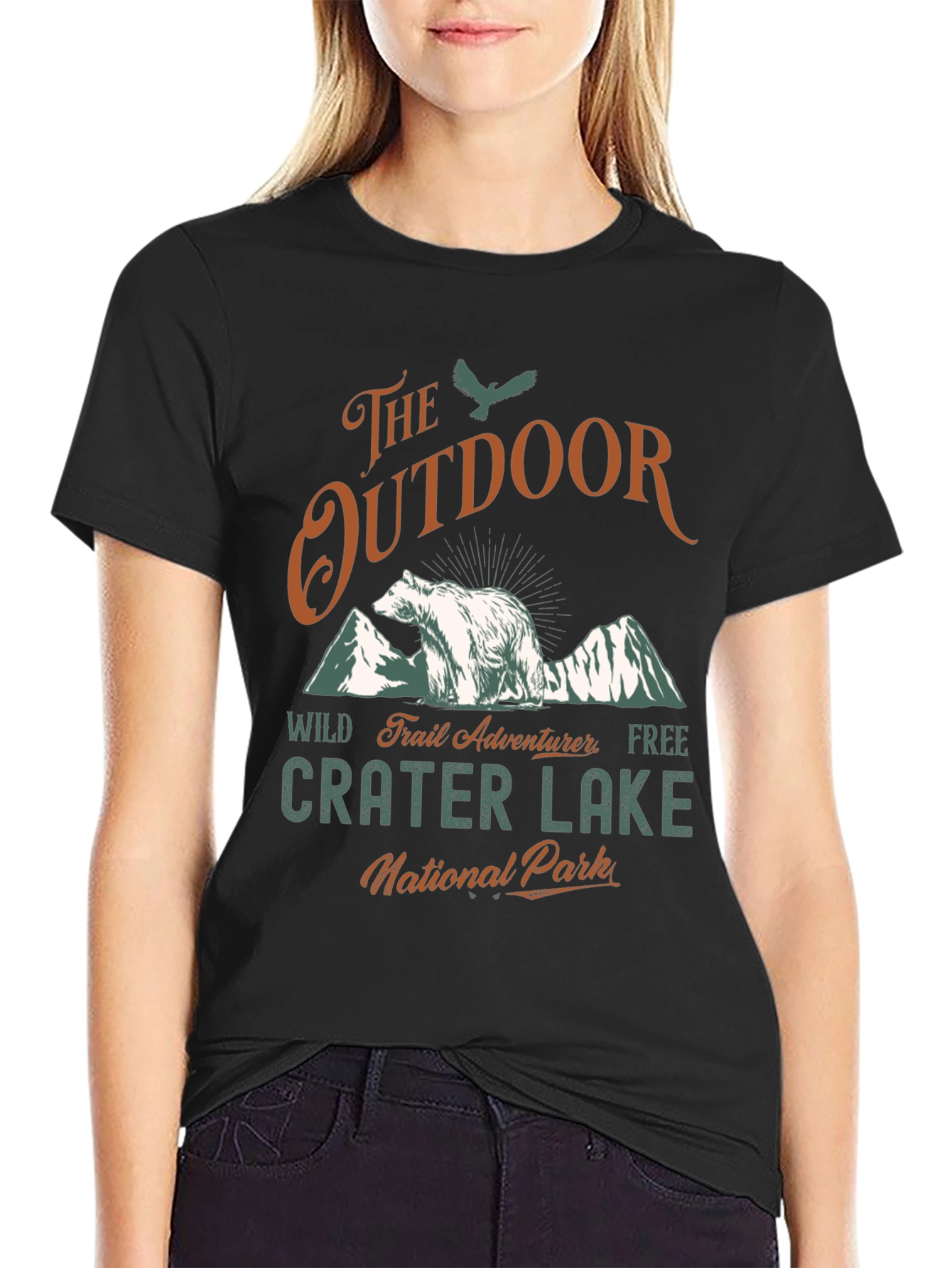 Crater Lake National Park Outdoor Adventure Tee