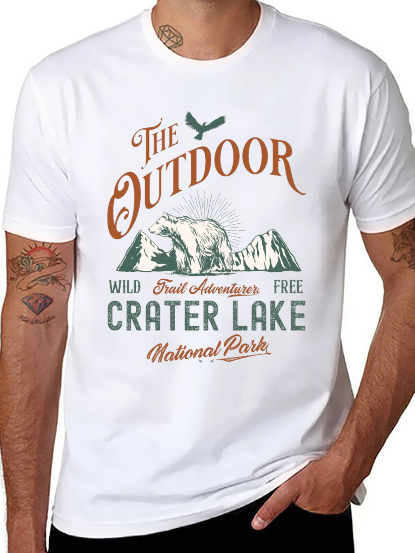 Crater Lake National Park Outdoor Adventure Tee