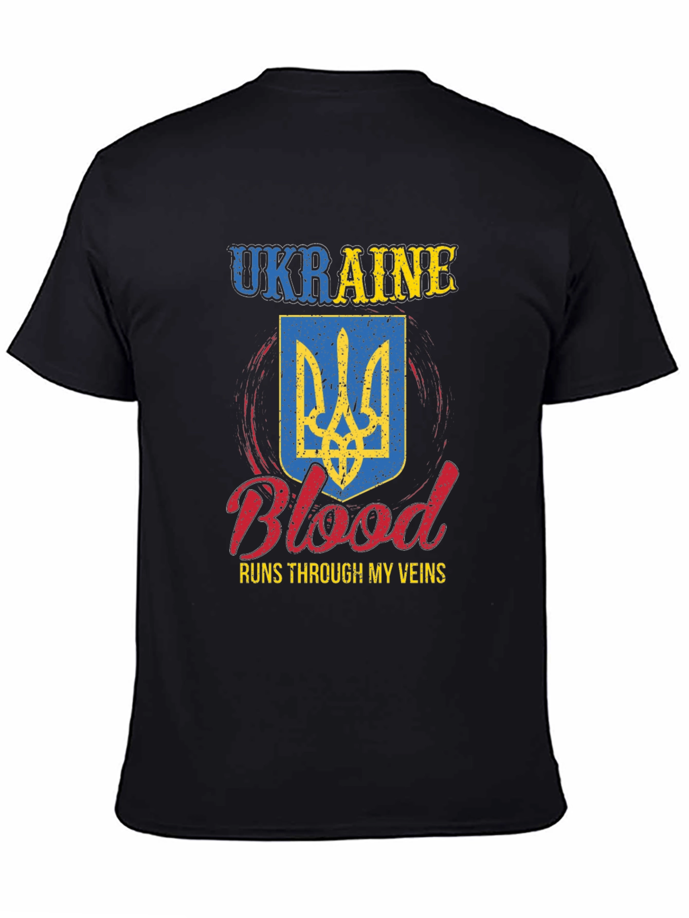 Ukraine Blood Runs Through My Veins T-Shirt