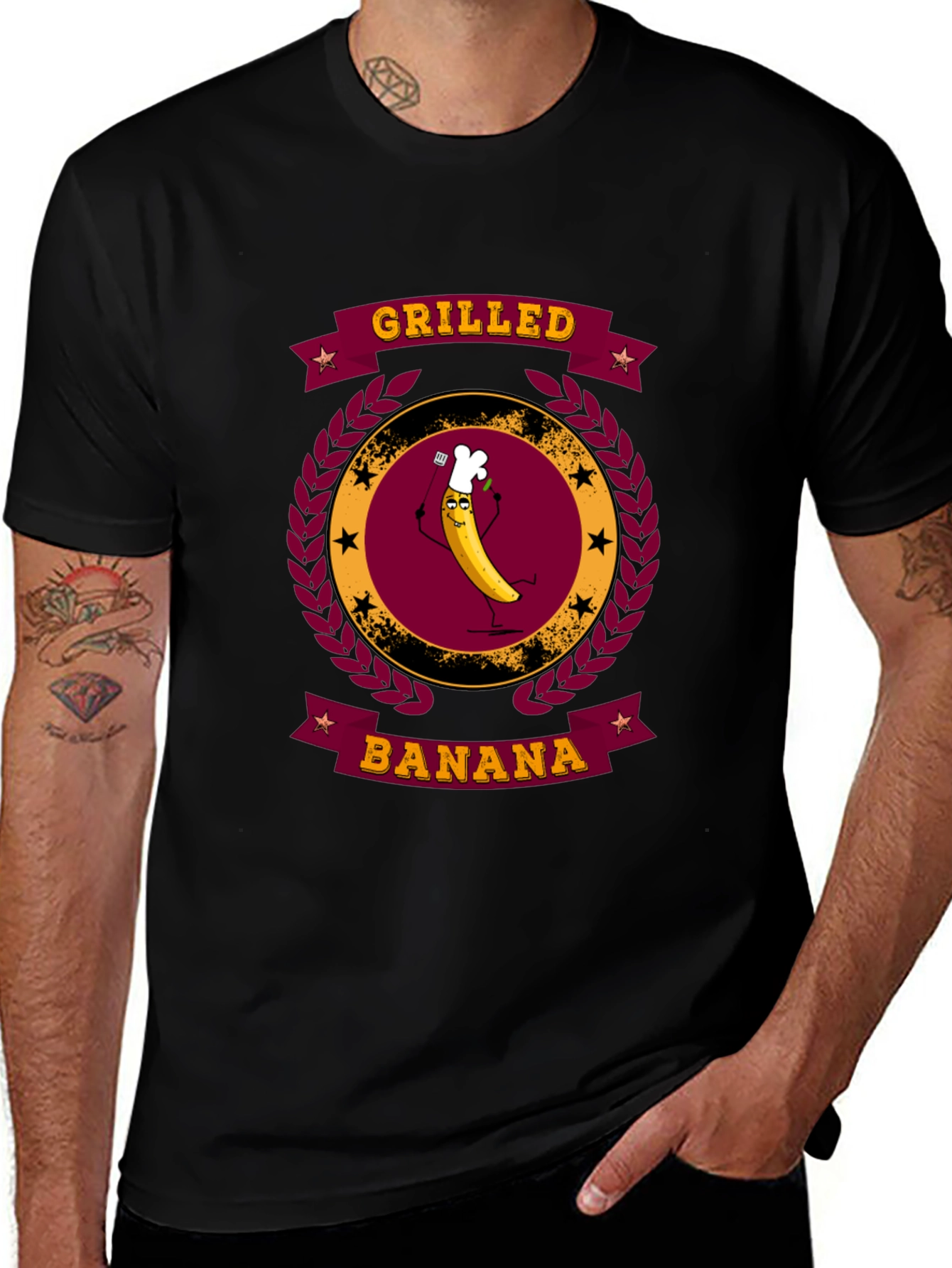 Grilled Banana T-Shirt - Funny Foodie Tee