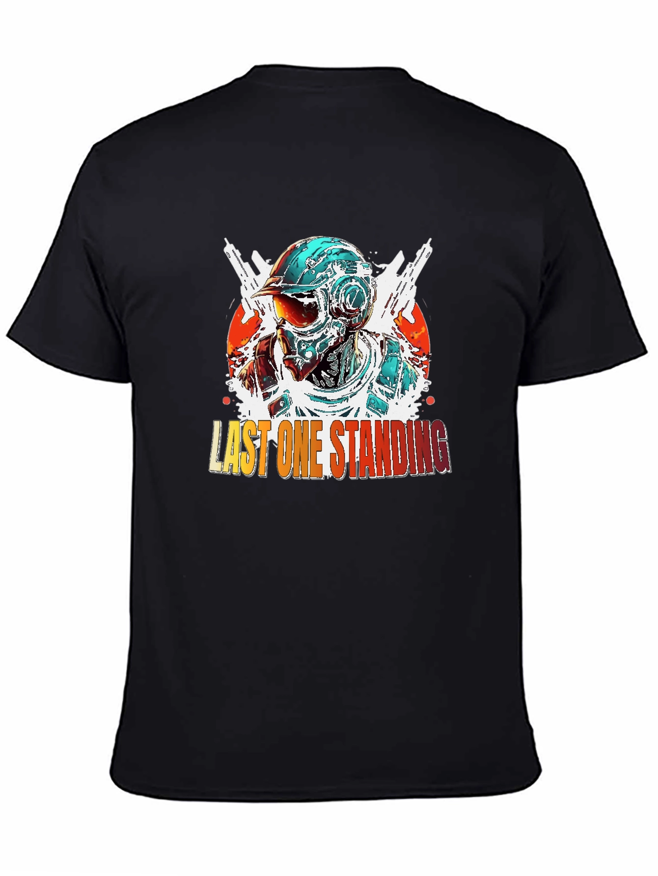 Last One Standing Graphic Tee - Cool Gaming Design