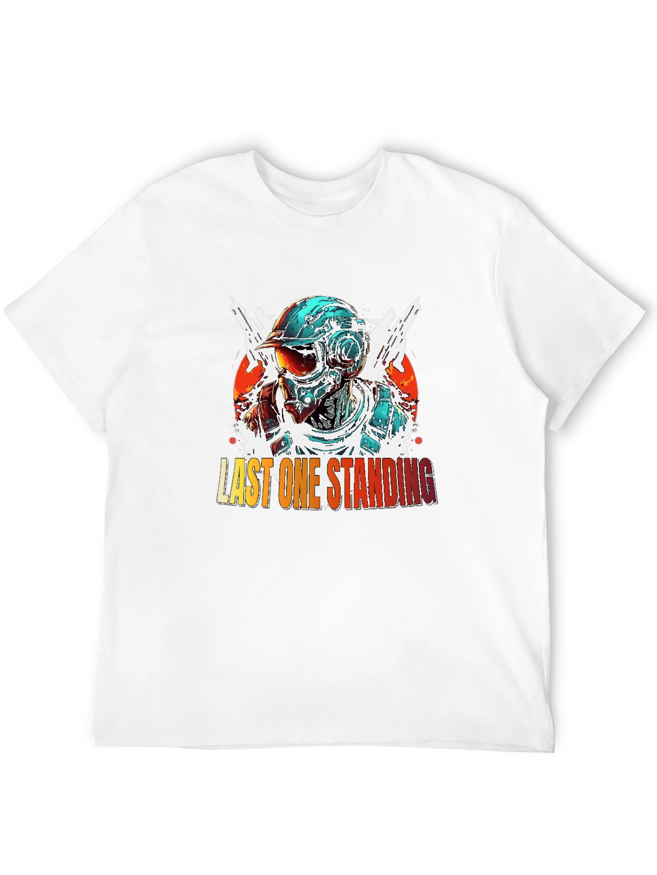 Last One Standing Graphic Tee - Cool Gaming Design