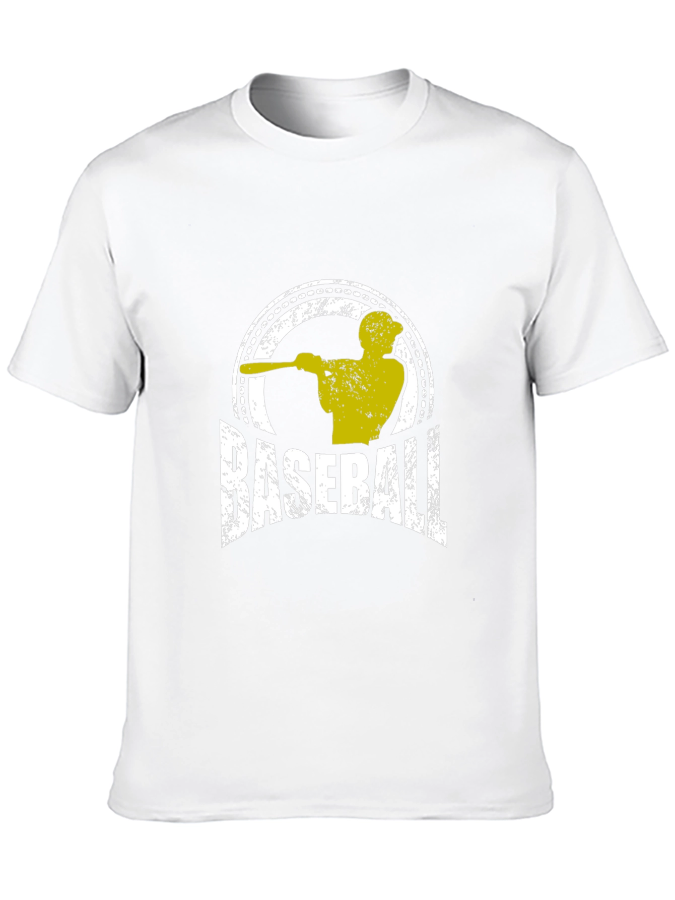 Baseball Graphic T-Shirt - Black Cotton Tee