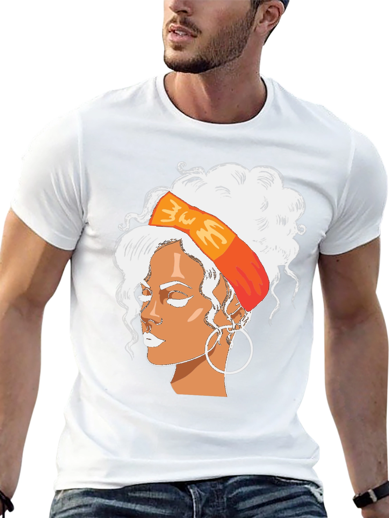 Rihanna Portrait Graphic T-Shirt - Trendy Black Tee