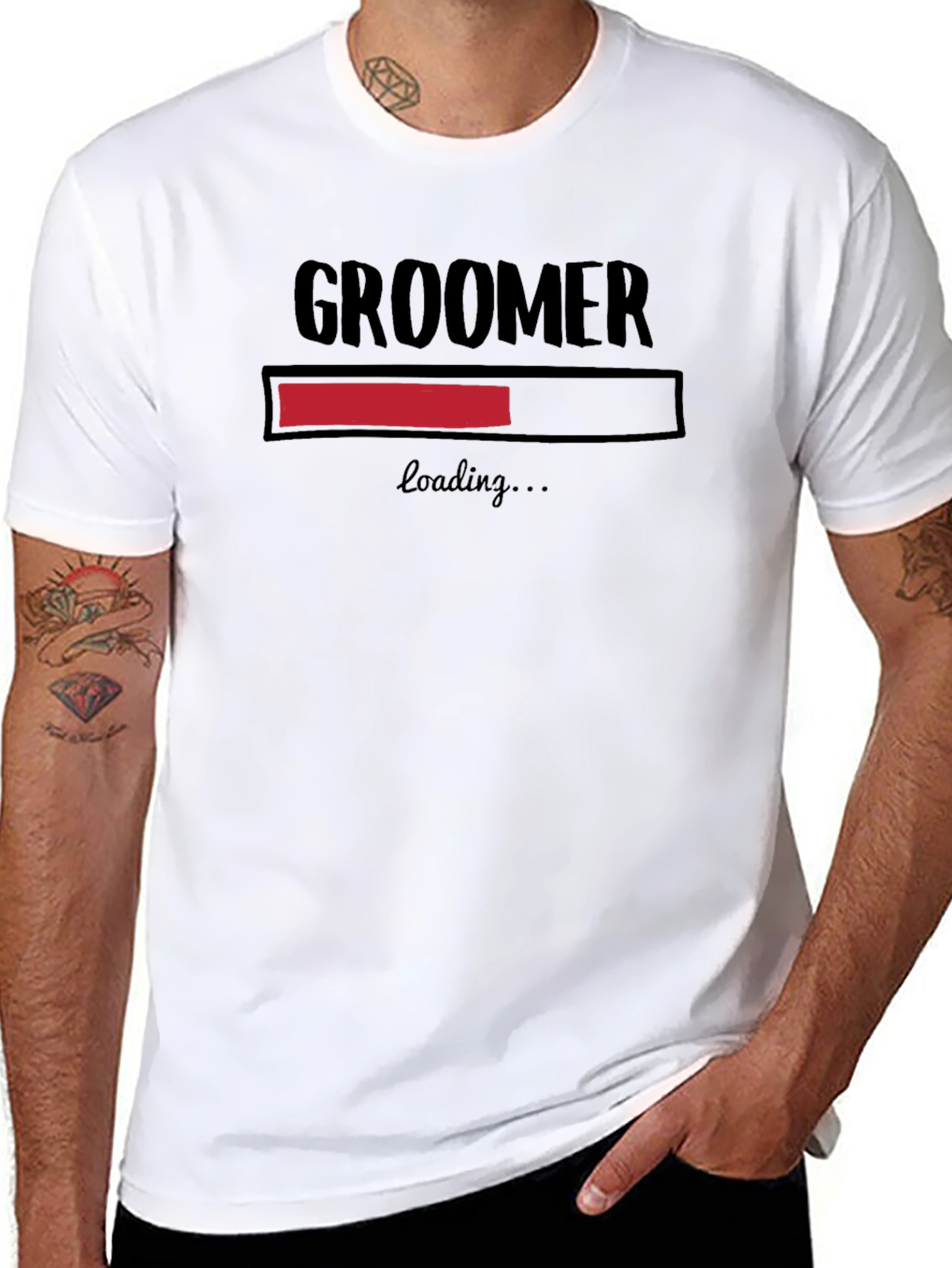 Groomer Loading Funny T-Shirt