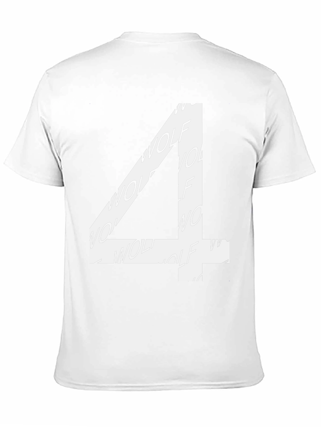 Wolf Number 4 T-Shirt - Black Cotton Blend