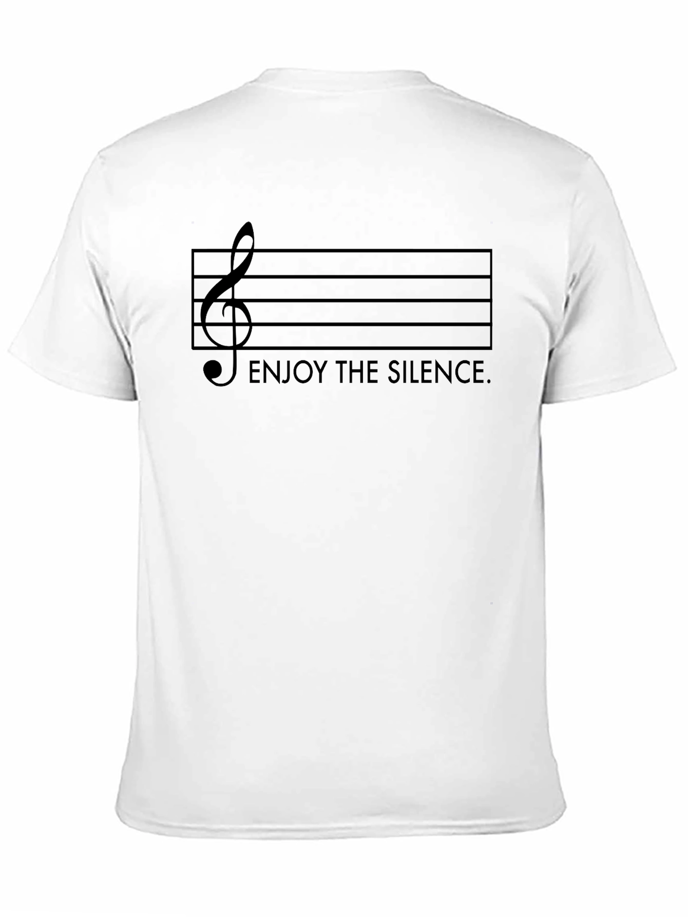 Enjoy the Silence Music T-Shirt - Black