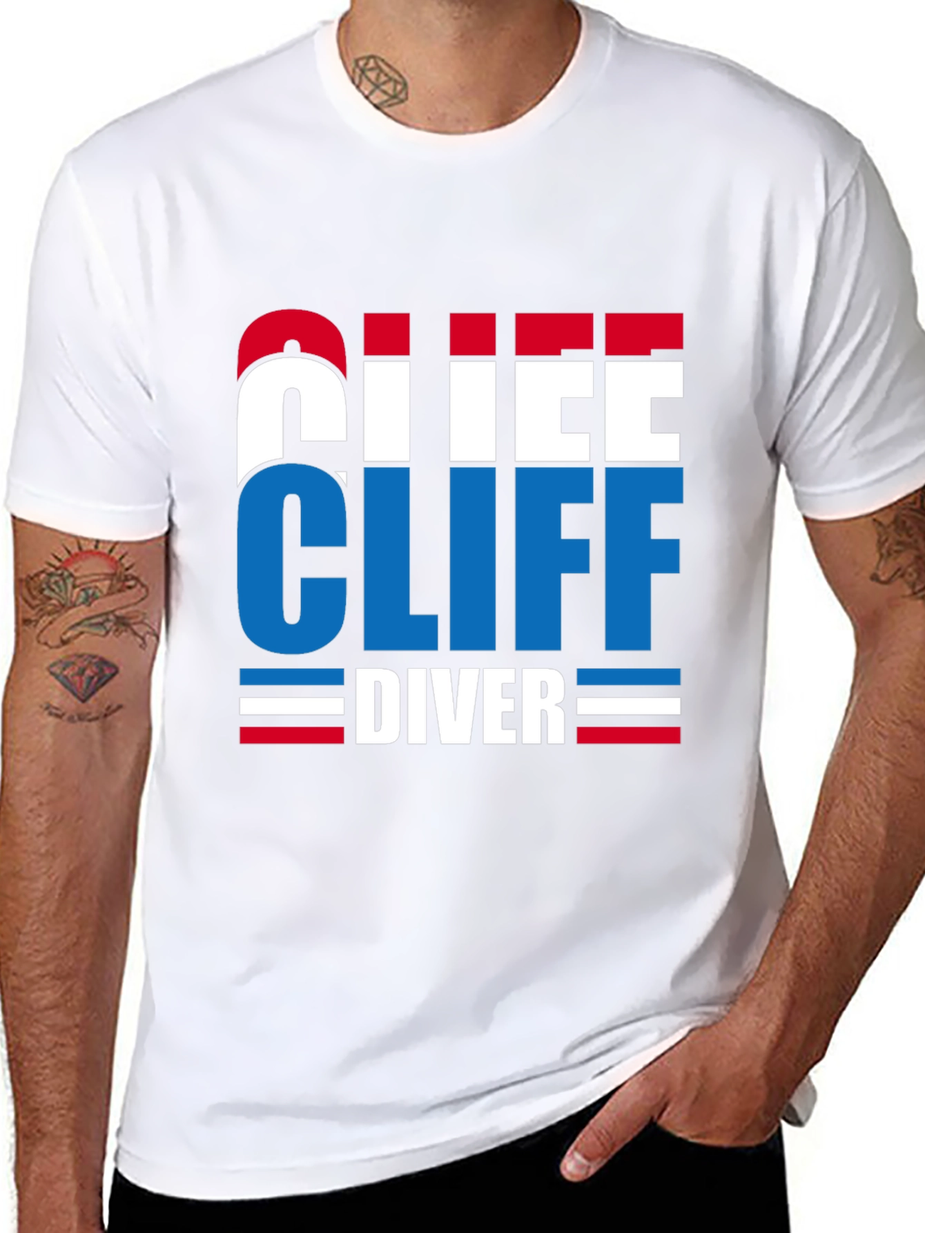 Cliff Diver Graphic Tee