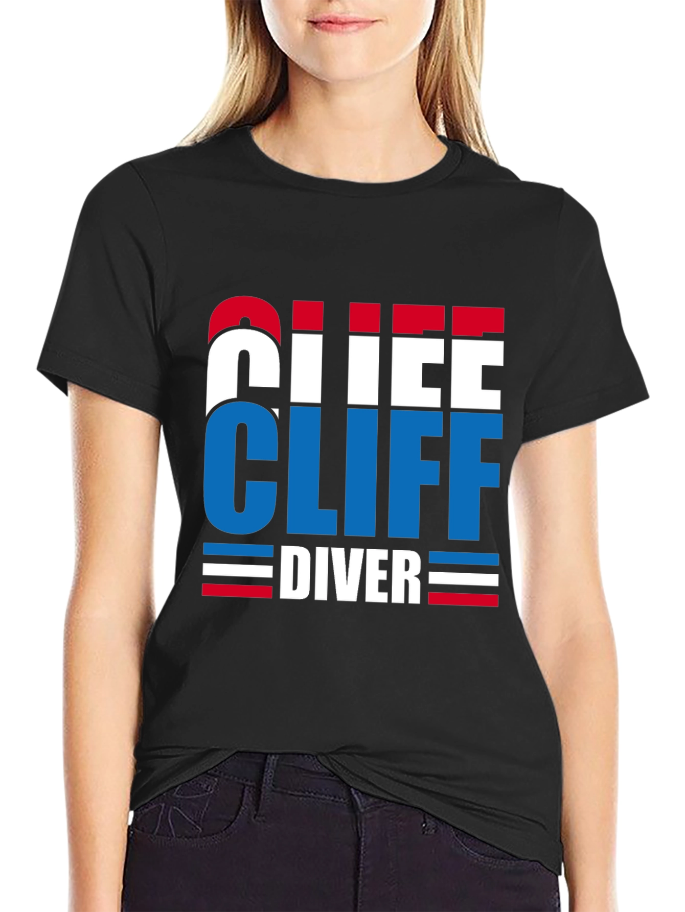 Cliff Diver Graphic Tee