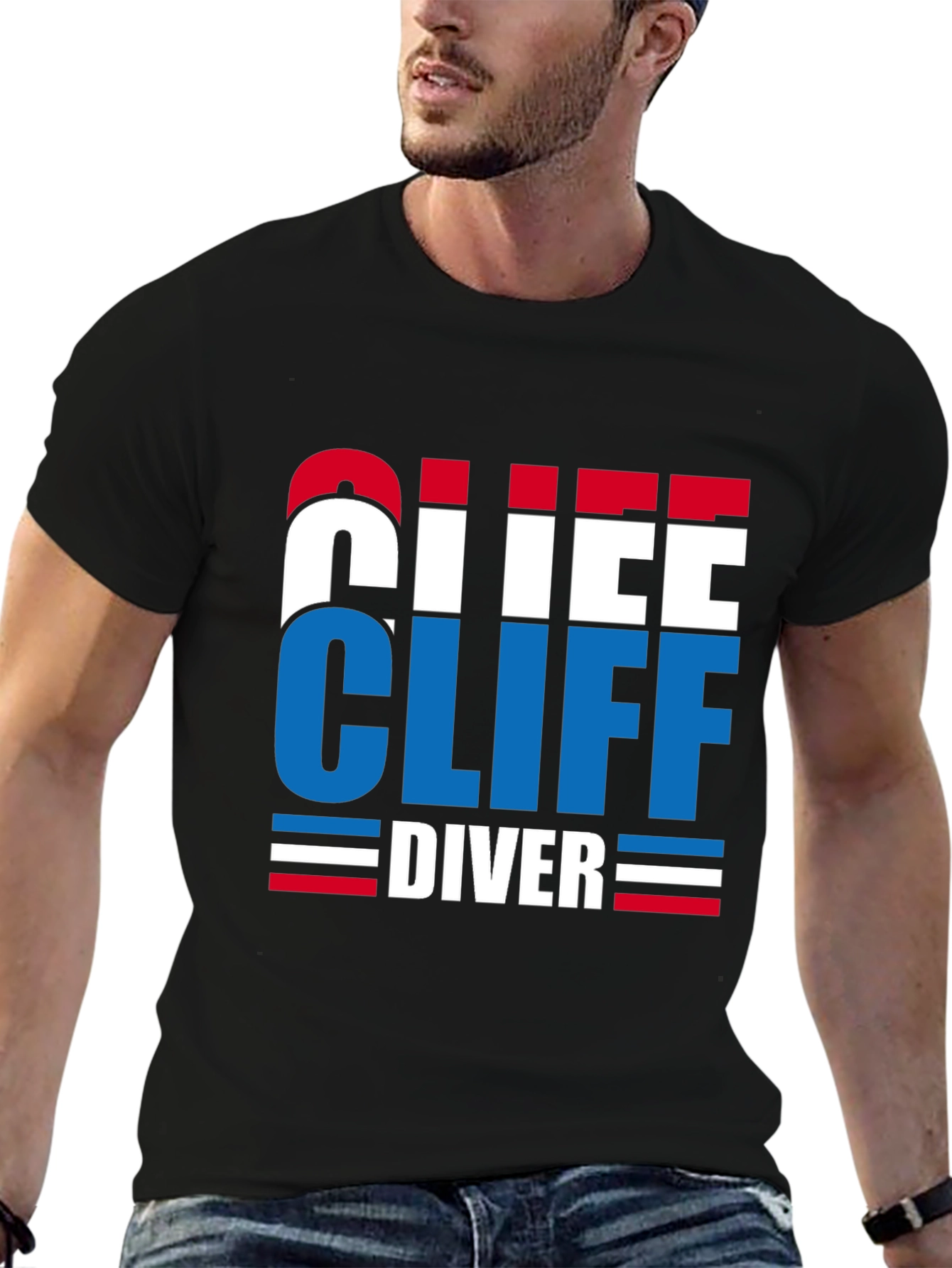 Cliff Diver Graphic Tee