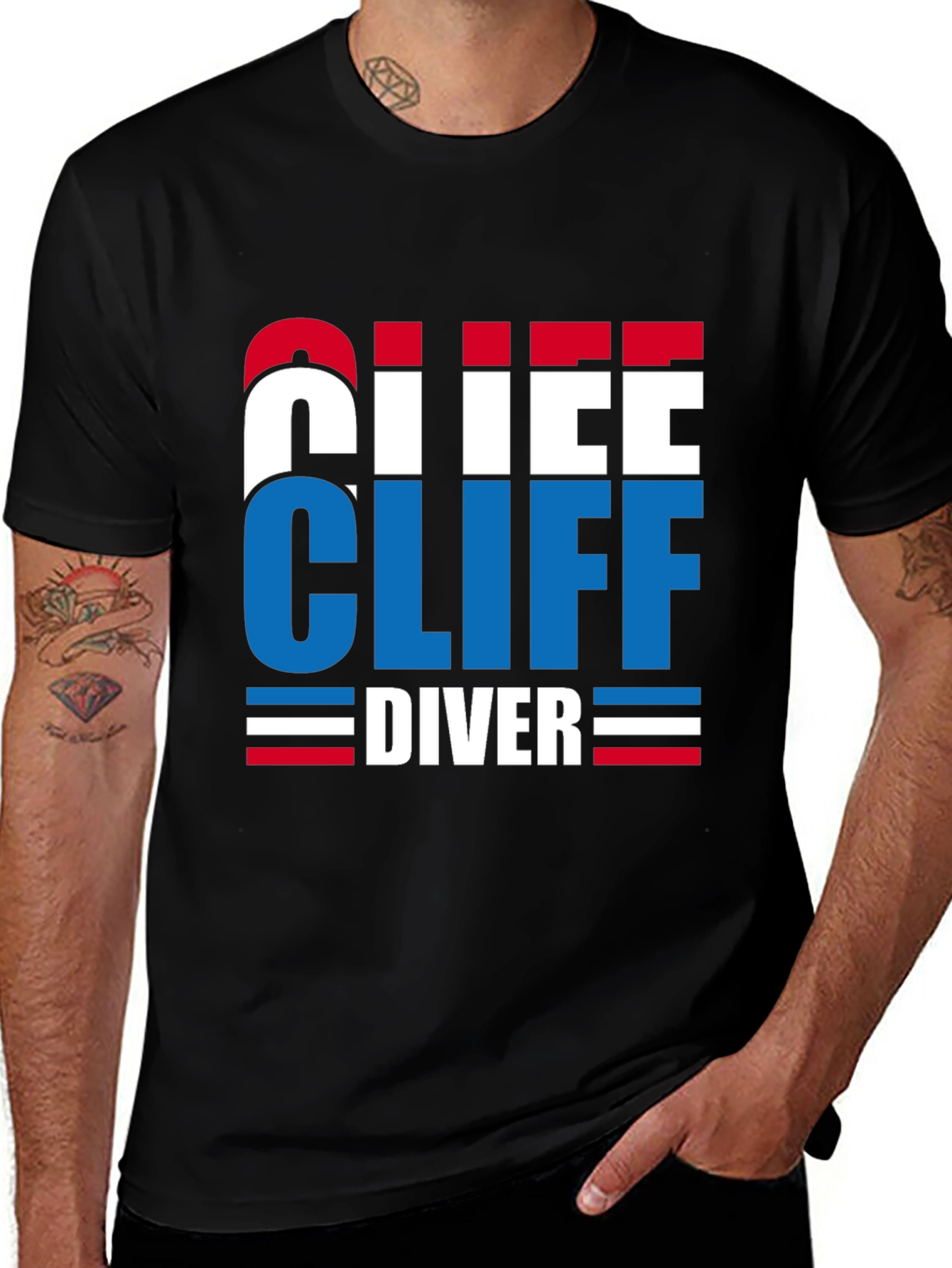 Cliff Diver Graphic Tee
