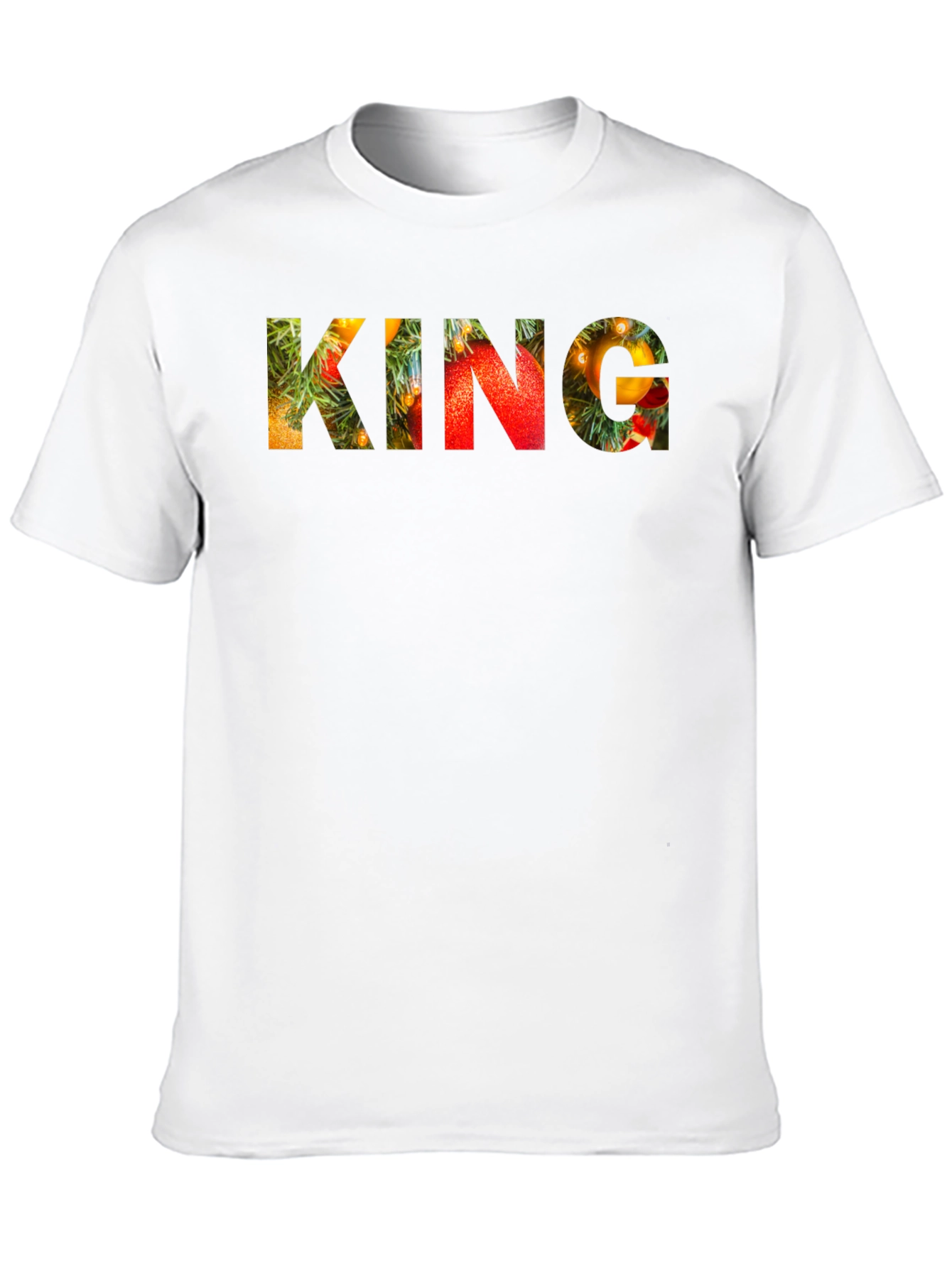Festive KING Graphic Tee - Holiday Edition