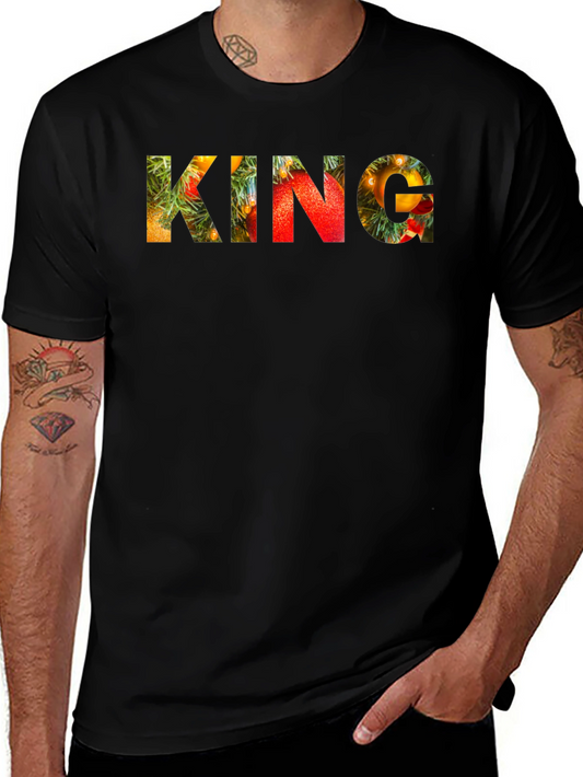 Festive KING Graphic Tee - Holiday Edition