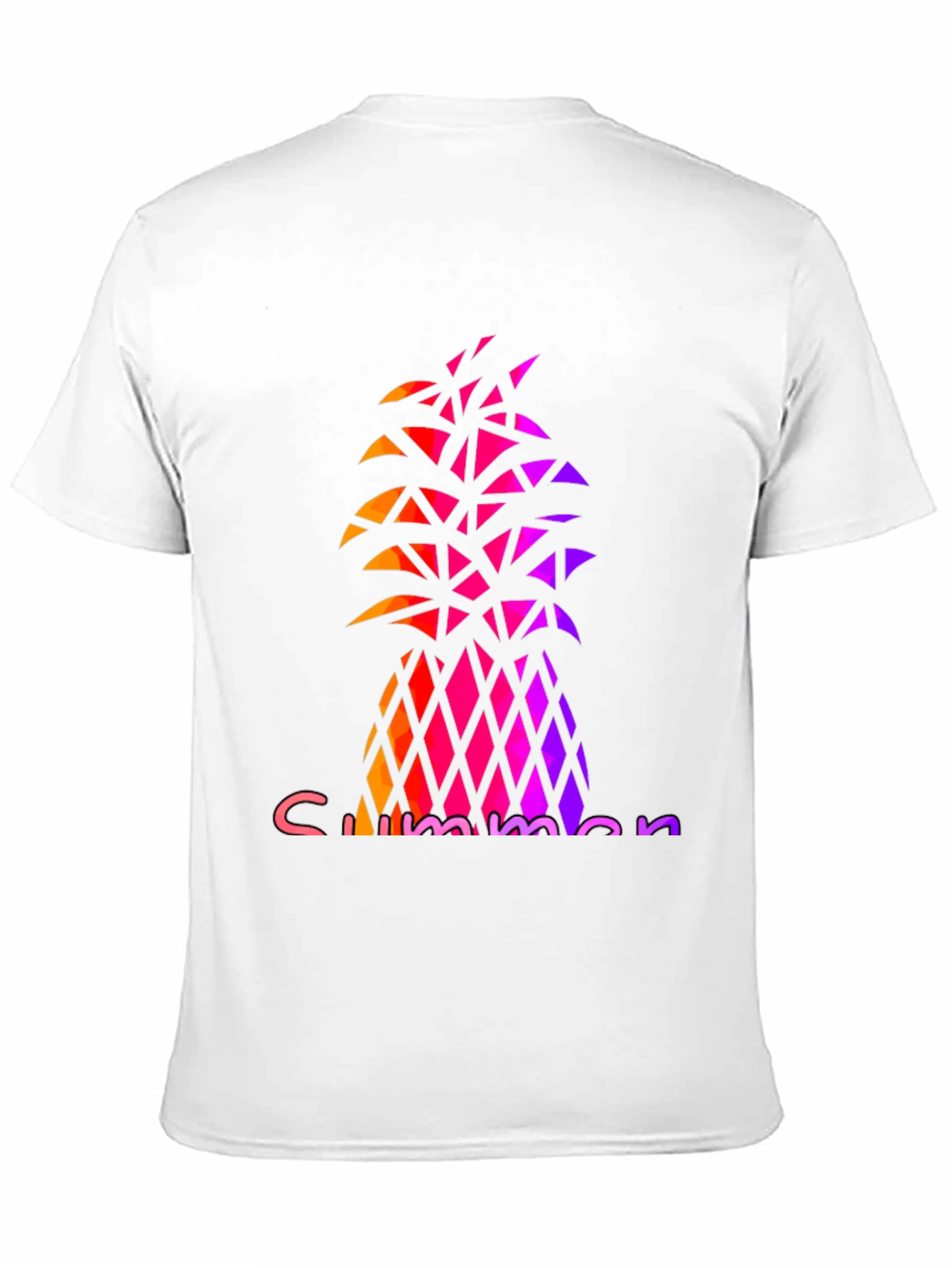 Summer Pineapple Graphic Tee - Stylish Black T-Shirt