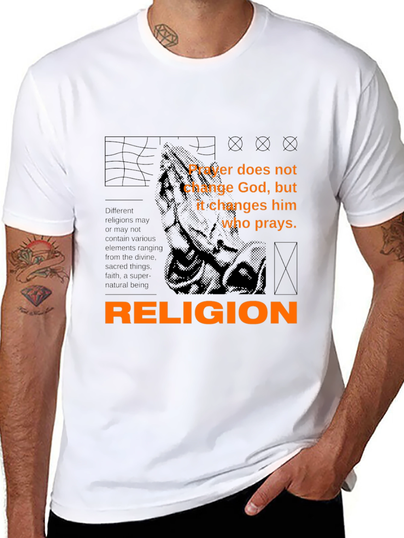 Religion Quote T-Shirt - Prayer Changes You