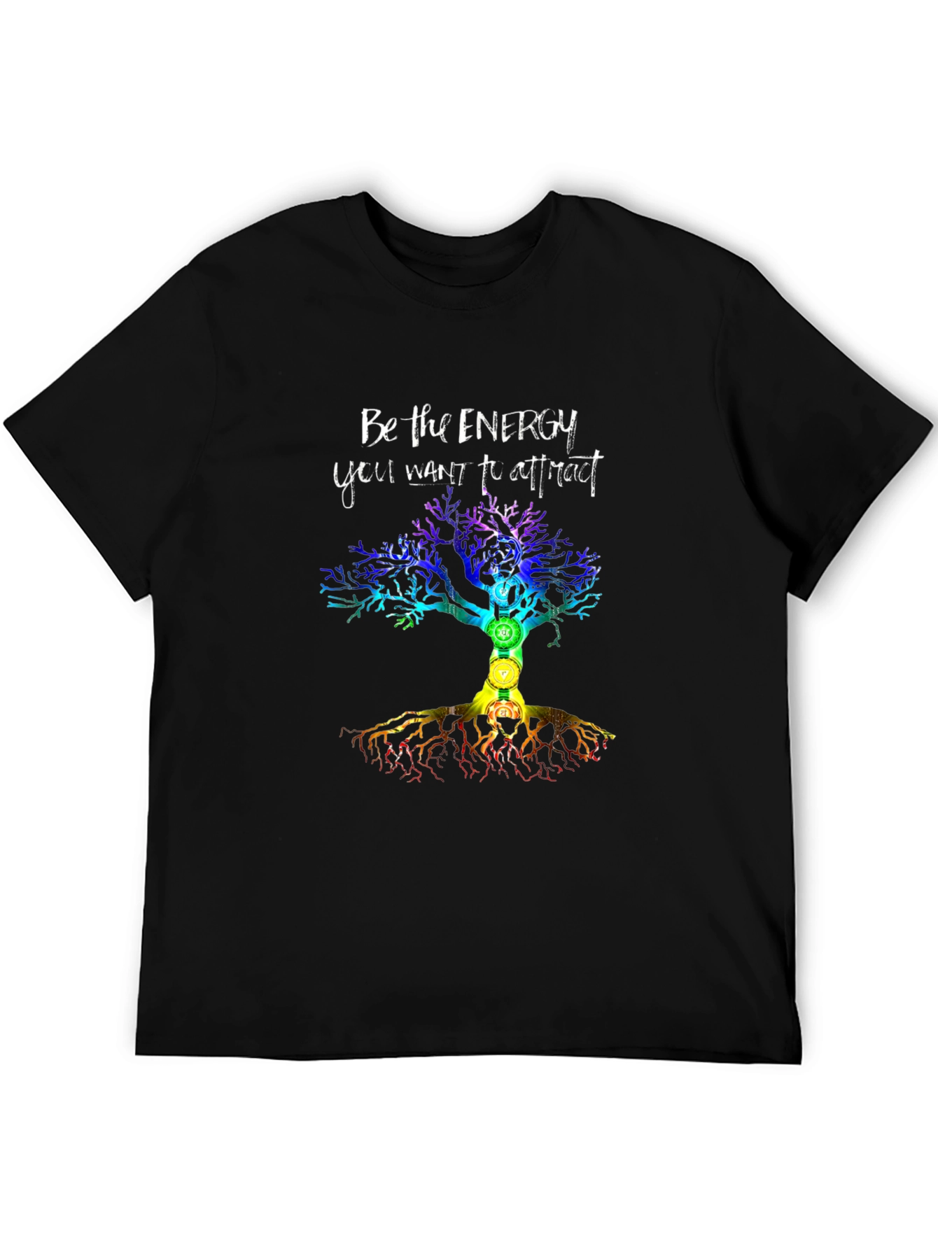 Energy Tree Chakra Graphic T-Shirt