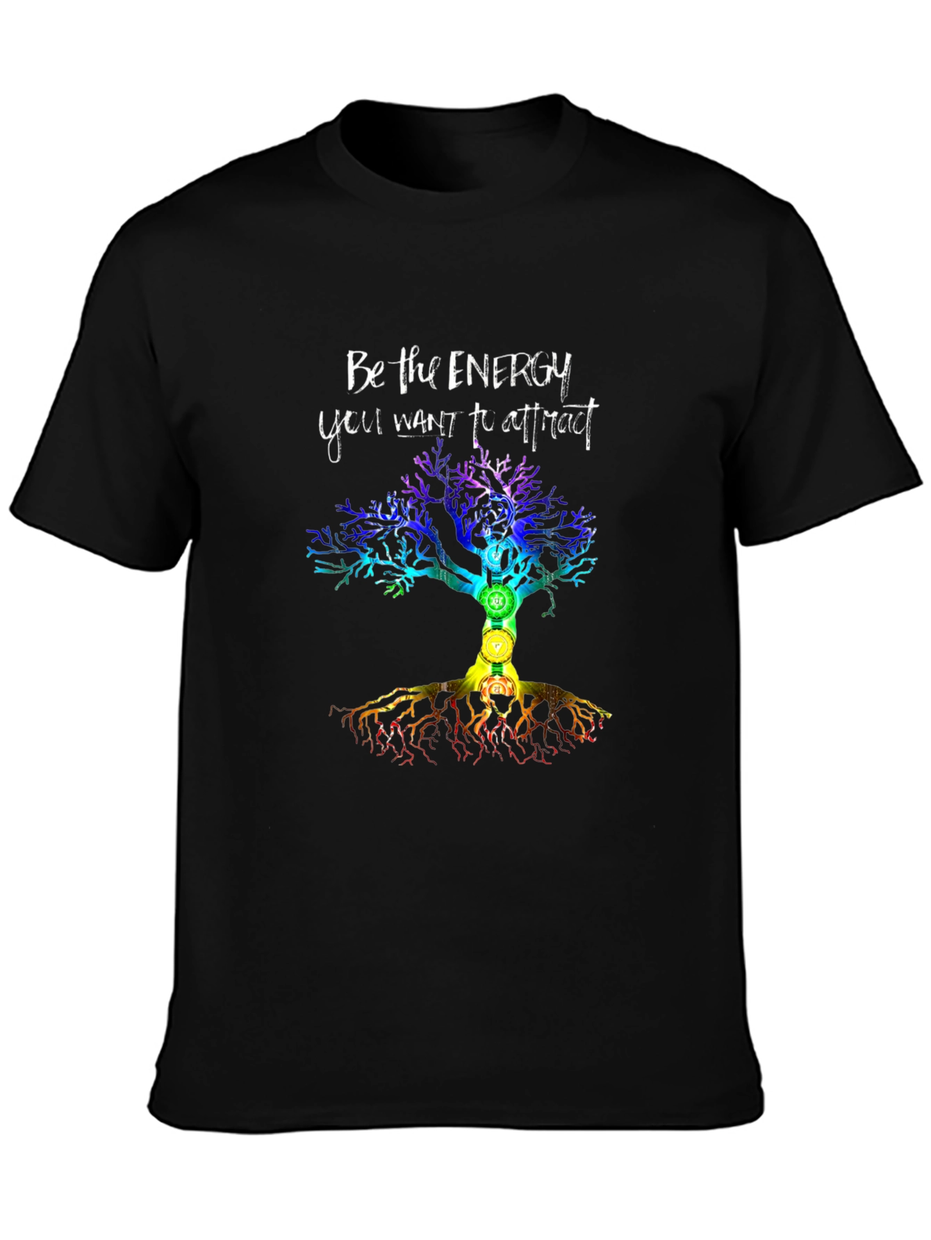 Energy Tree Chakra Graphic T-Shirt