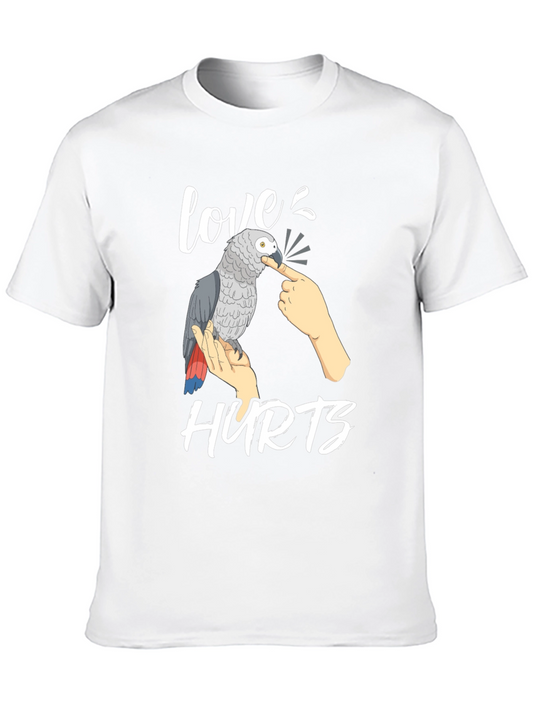 Love Hurts Parrot T-Shirt