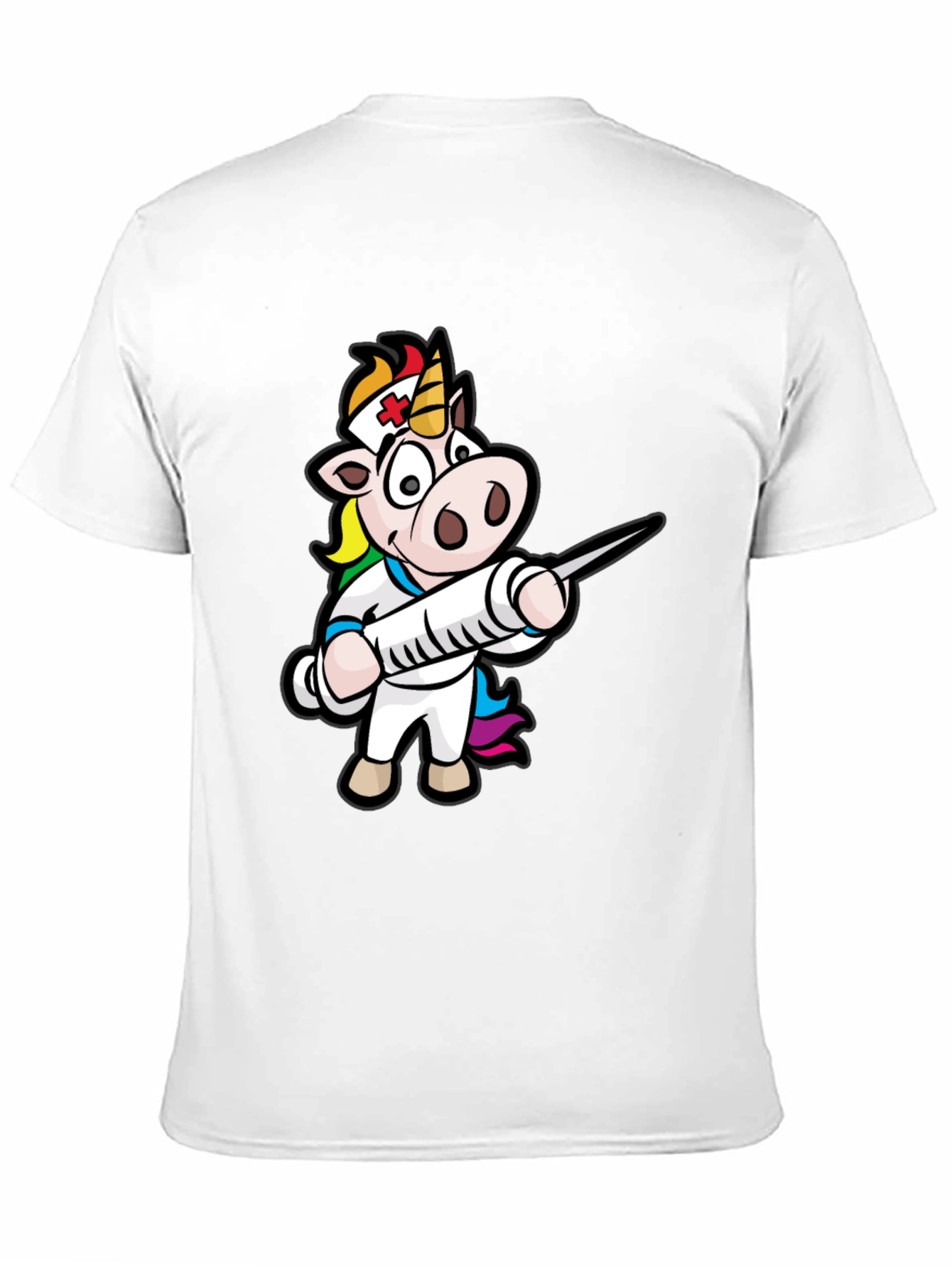 Nurse Unicorn T-Shirt - Black