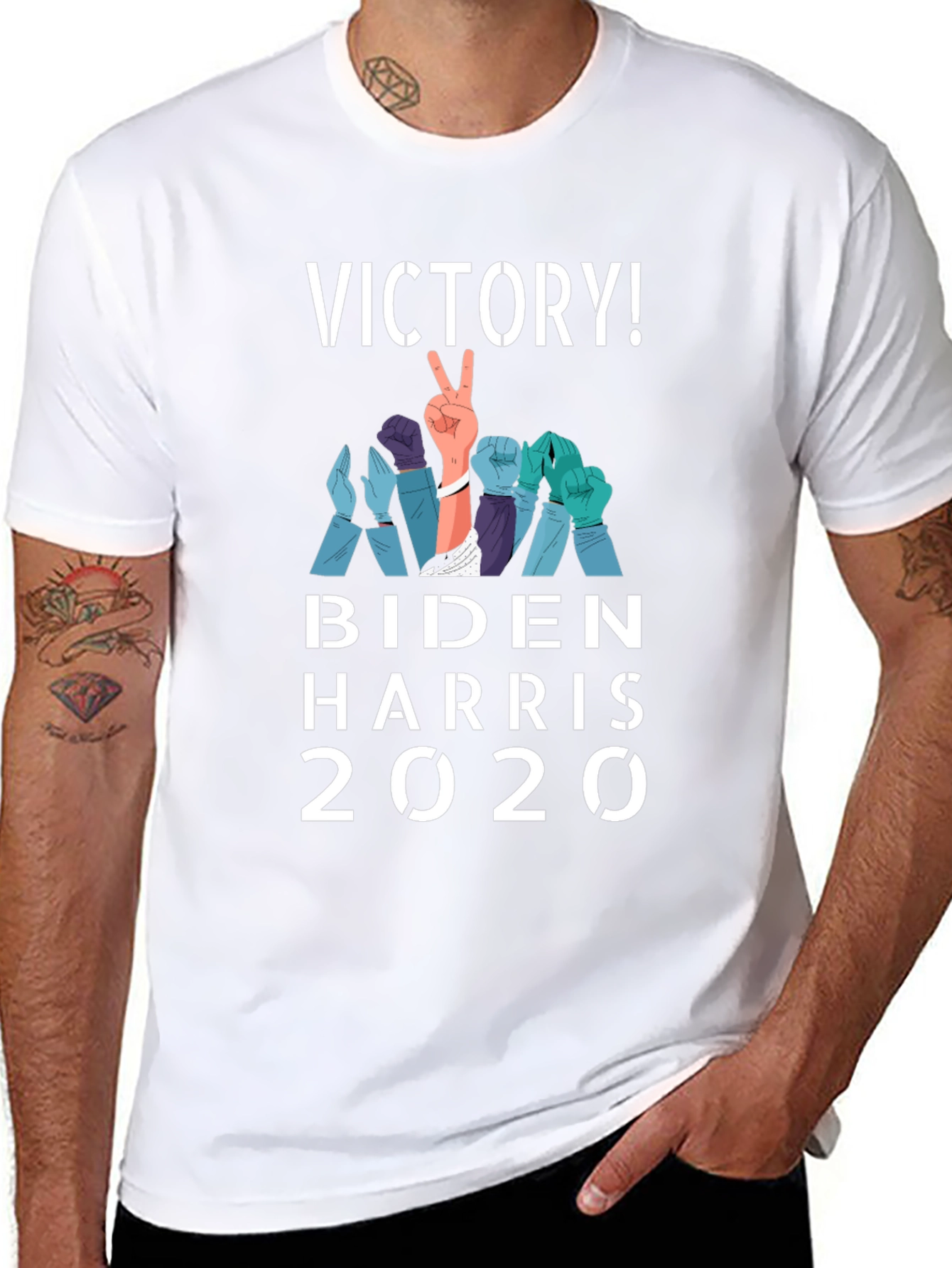 Victory! Biden Harris 2020 Graphic Tee
