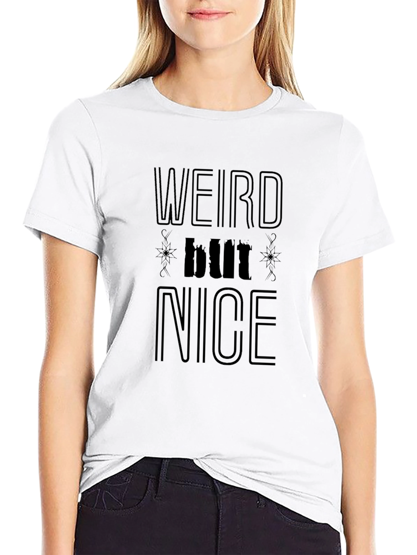 Weird But Nice Black T-Shirt