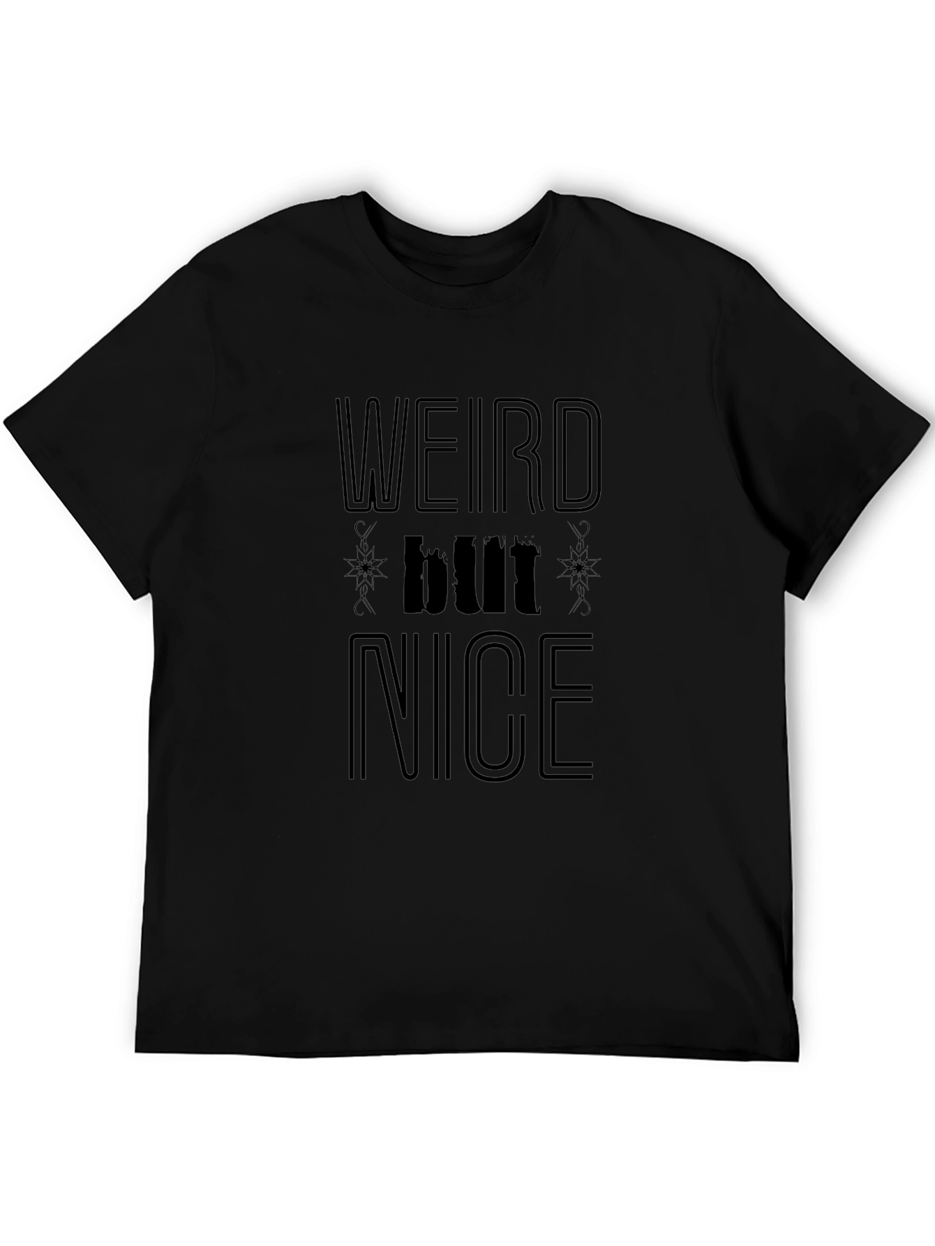 Weird But Nice Black T-Shirt