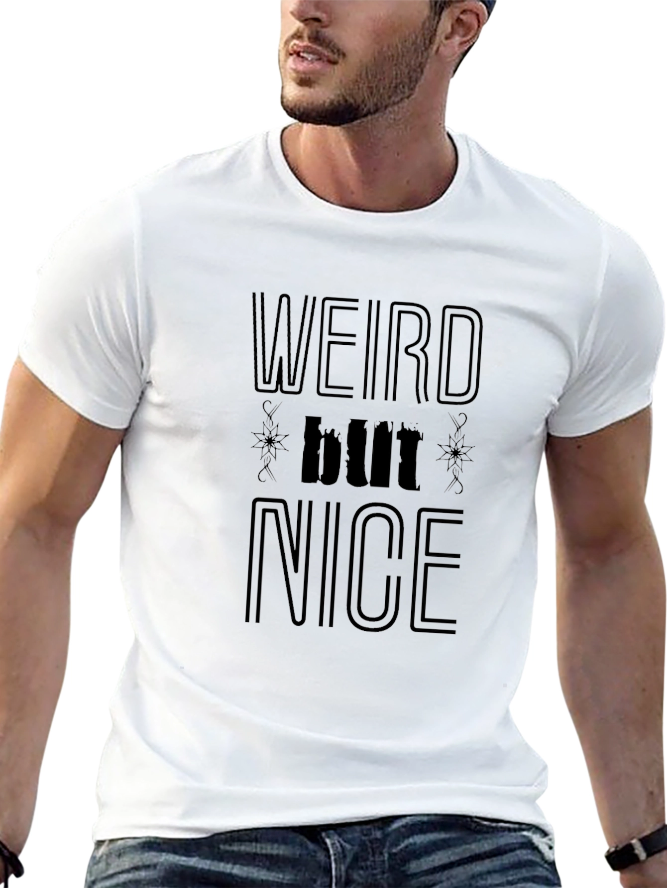 Weird But Nice Black T-Shirt