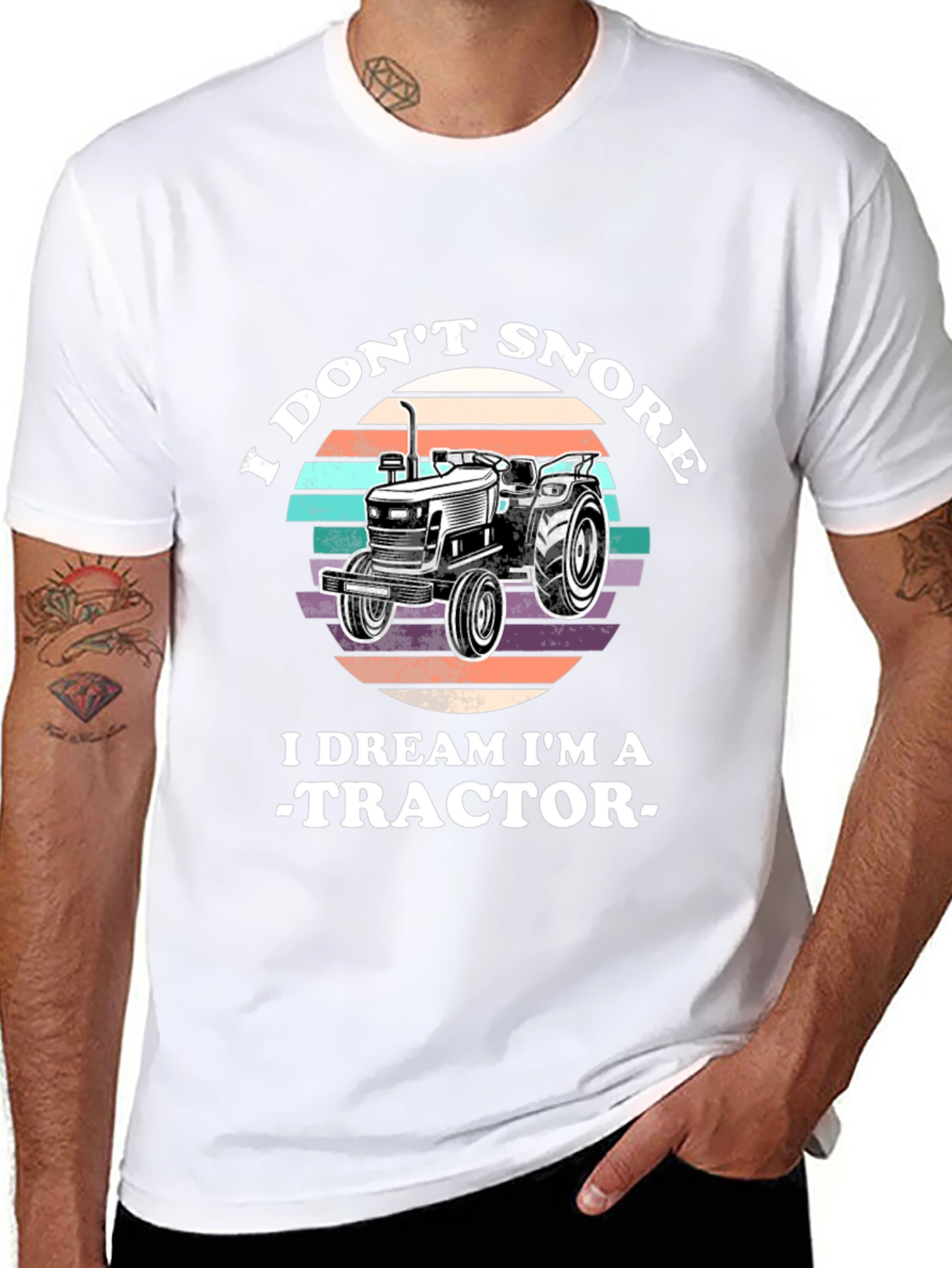 I Dont Snore Tractor T-Shirt
