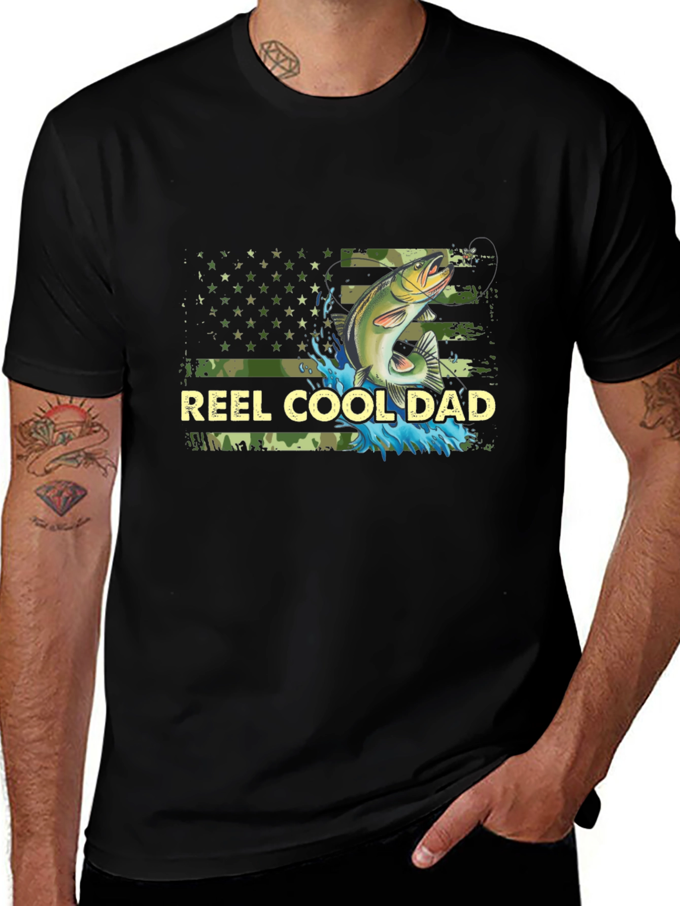 Reel Cool Dad Fishing T-Shirt