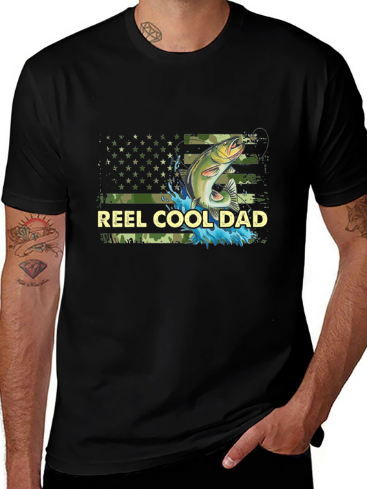 Reel Cool Dad Fishing T-Shirt