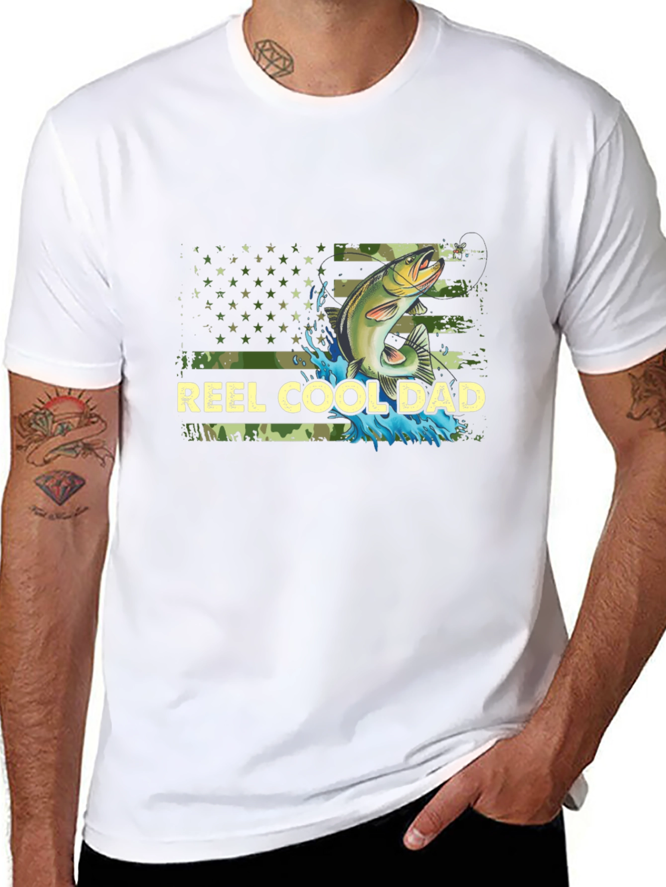 Reel Cool Dad Fishing T-Shirt