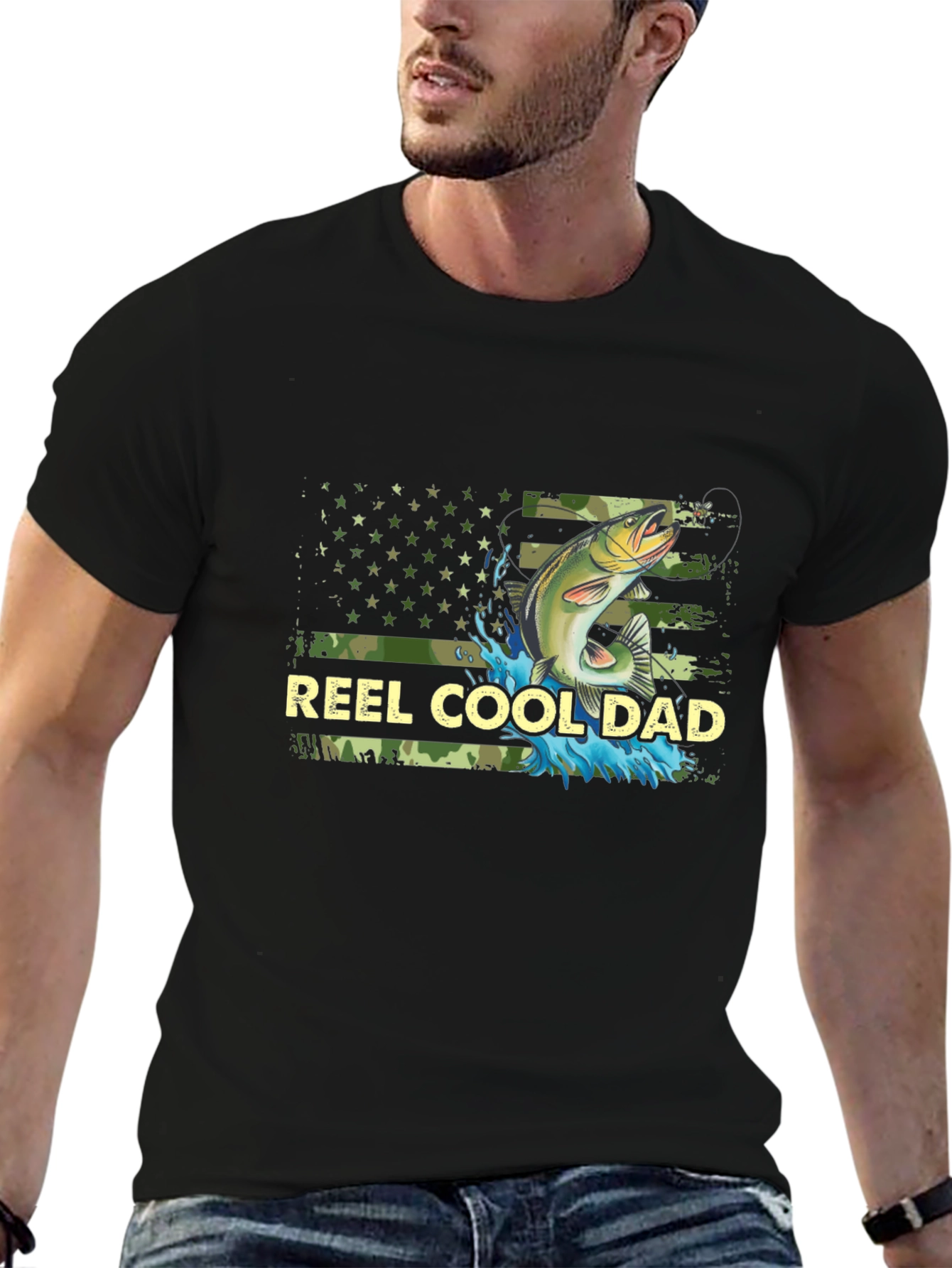 Reel Cool Dad Fishing T-Shirt
