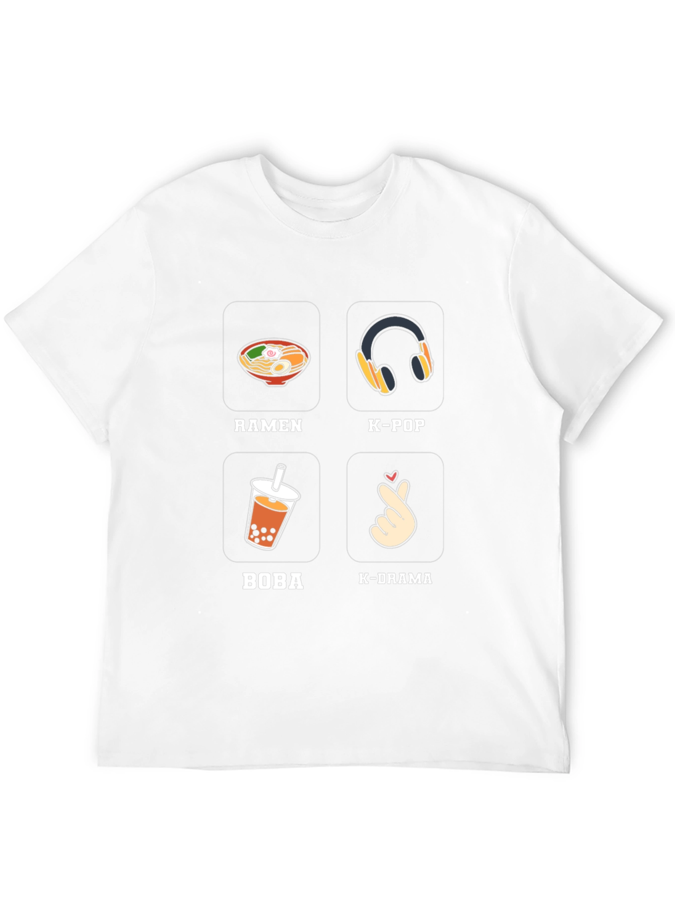 Ramen K-Pop Boba K-Drama T-Shirt