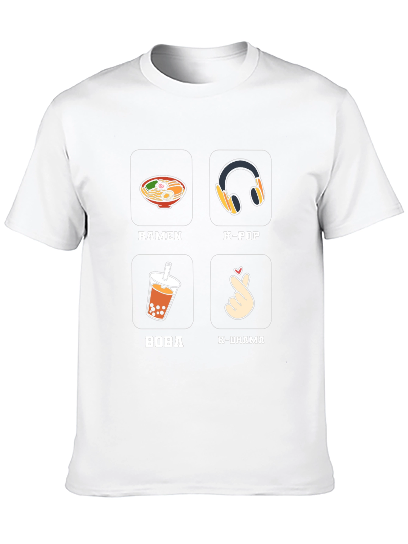 Ramen K-Pop Boba K-Drama T-Shirt