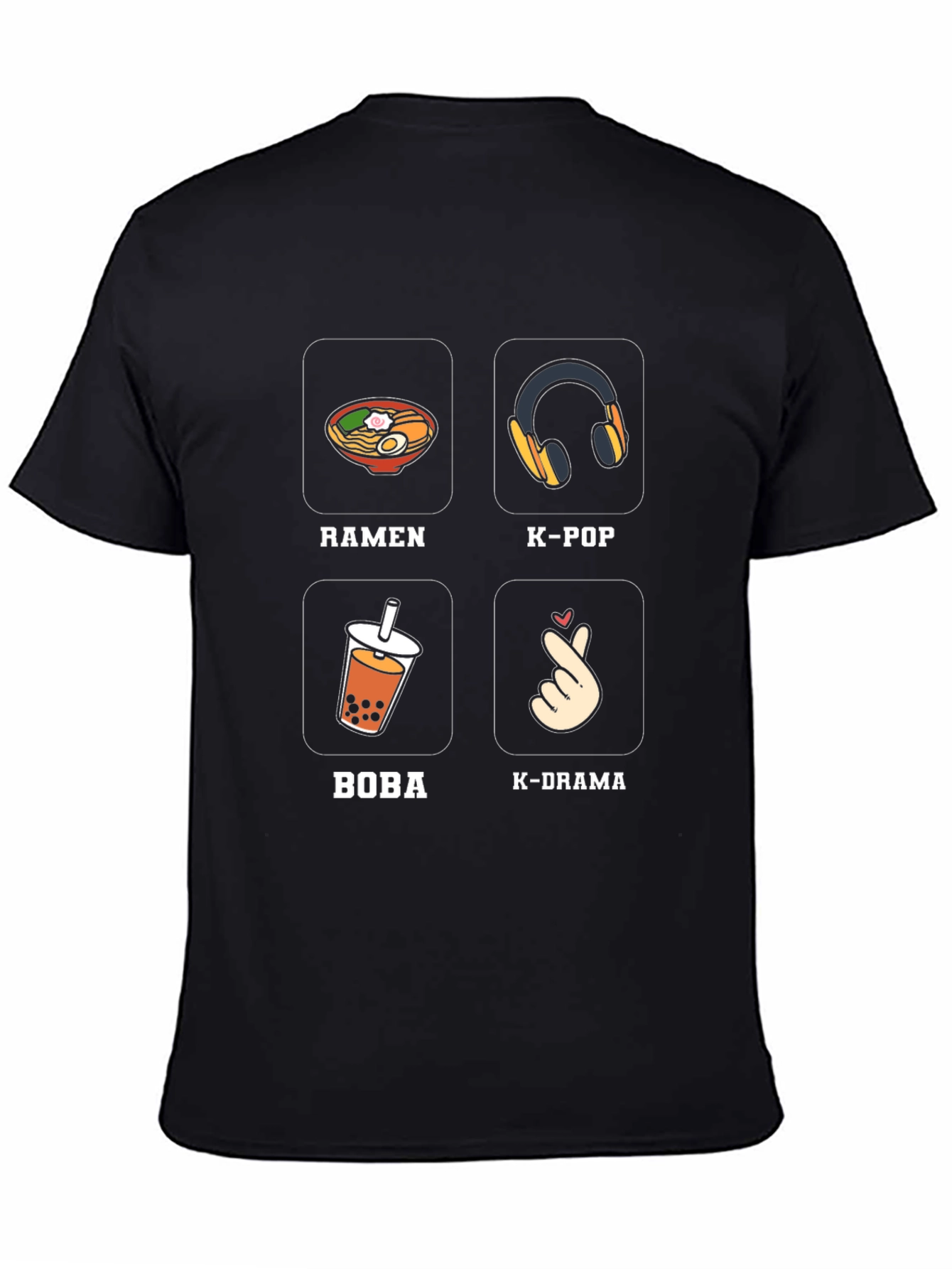 Ramen K-Pop Boba K-Drama T-Shirt