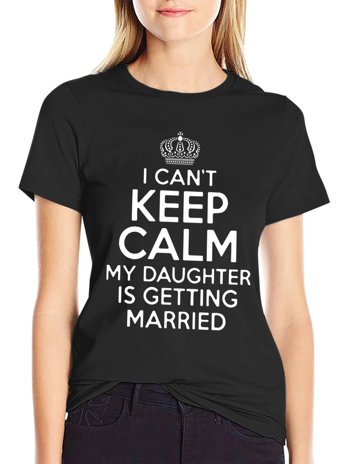 Funny Daughters Wedding T-Shirt - Keep Calm Dad