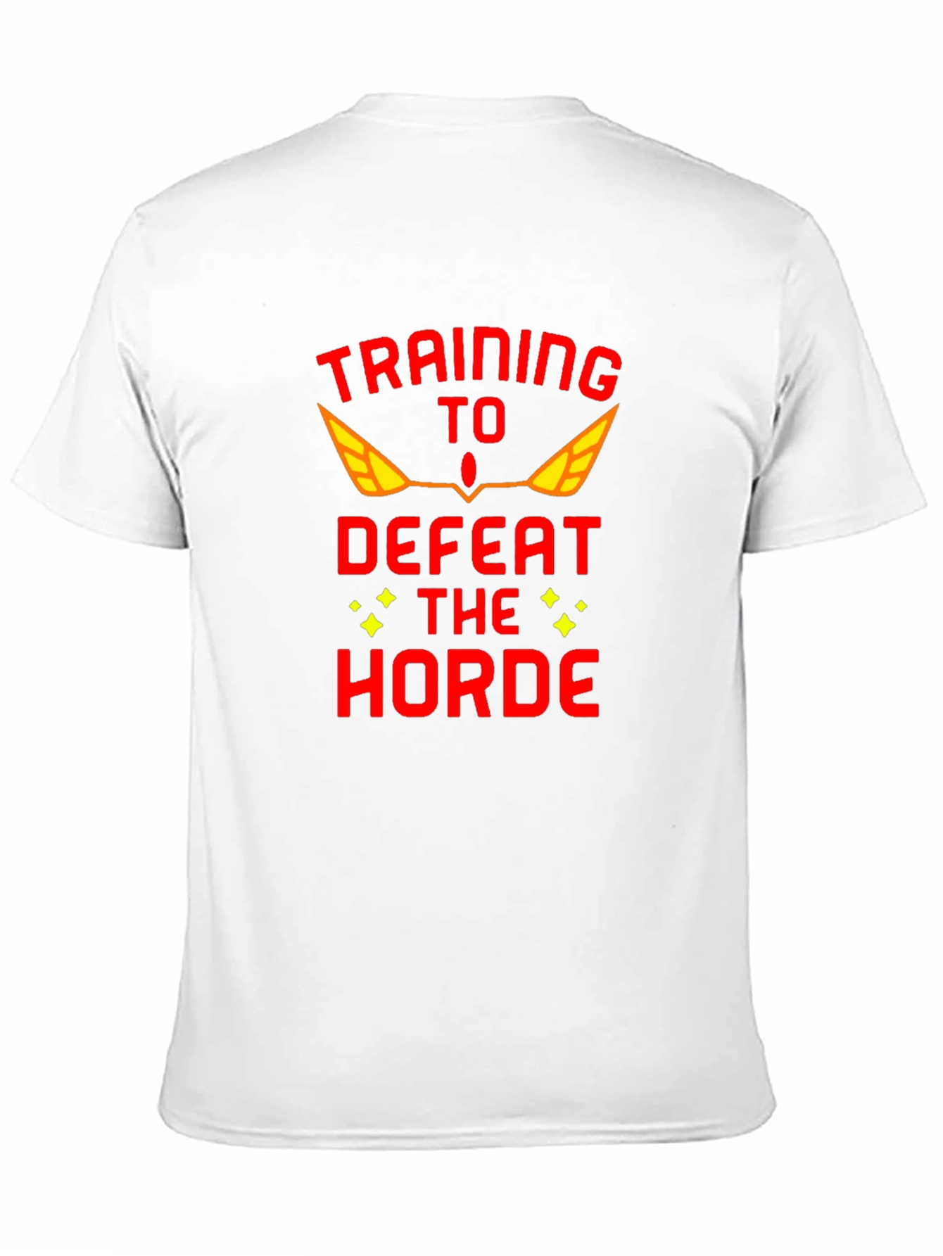 Training to Defeat the Horde Black T-Shirt