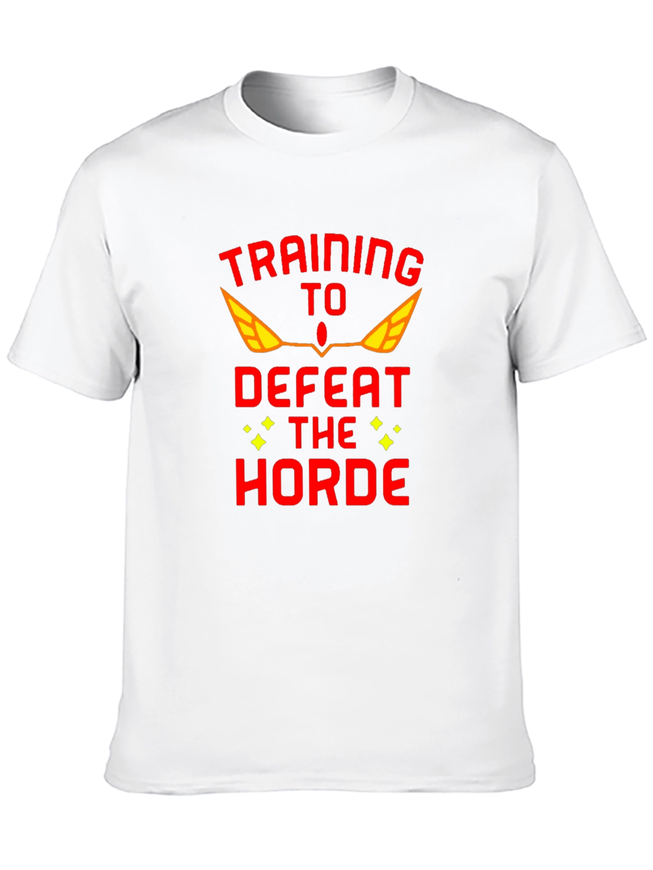 Training to Defeat the Horde Black T-Shirt