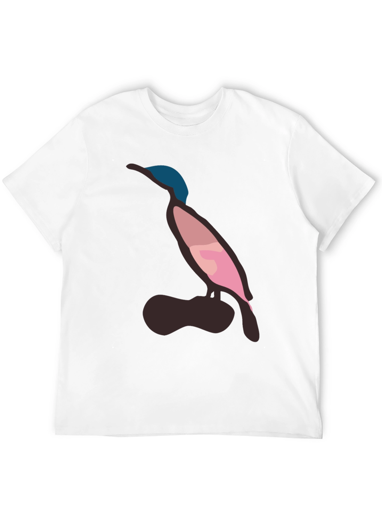 Modern Bird Graphic Tee - Casual Style