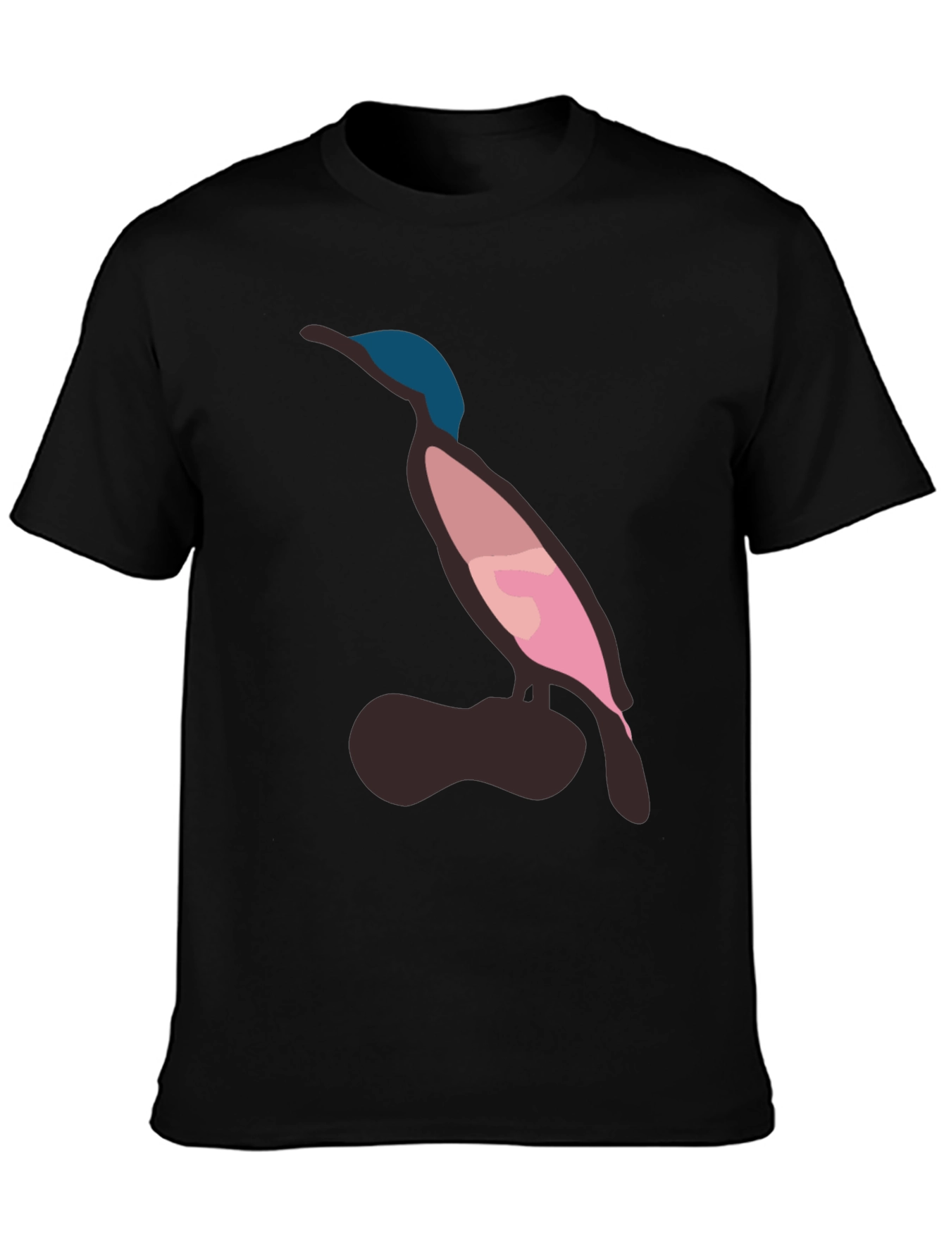 Modern Bird Graphic Tee - Casual Style
