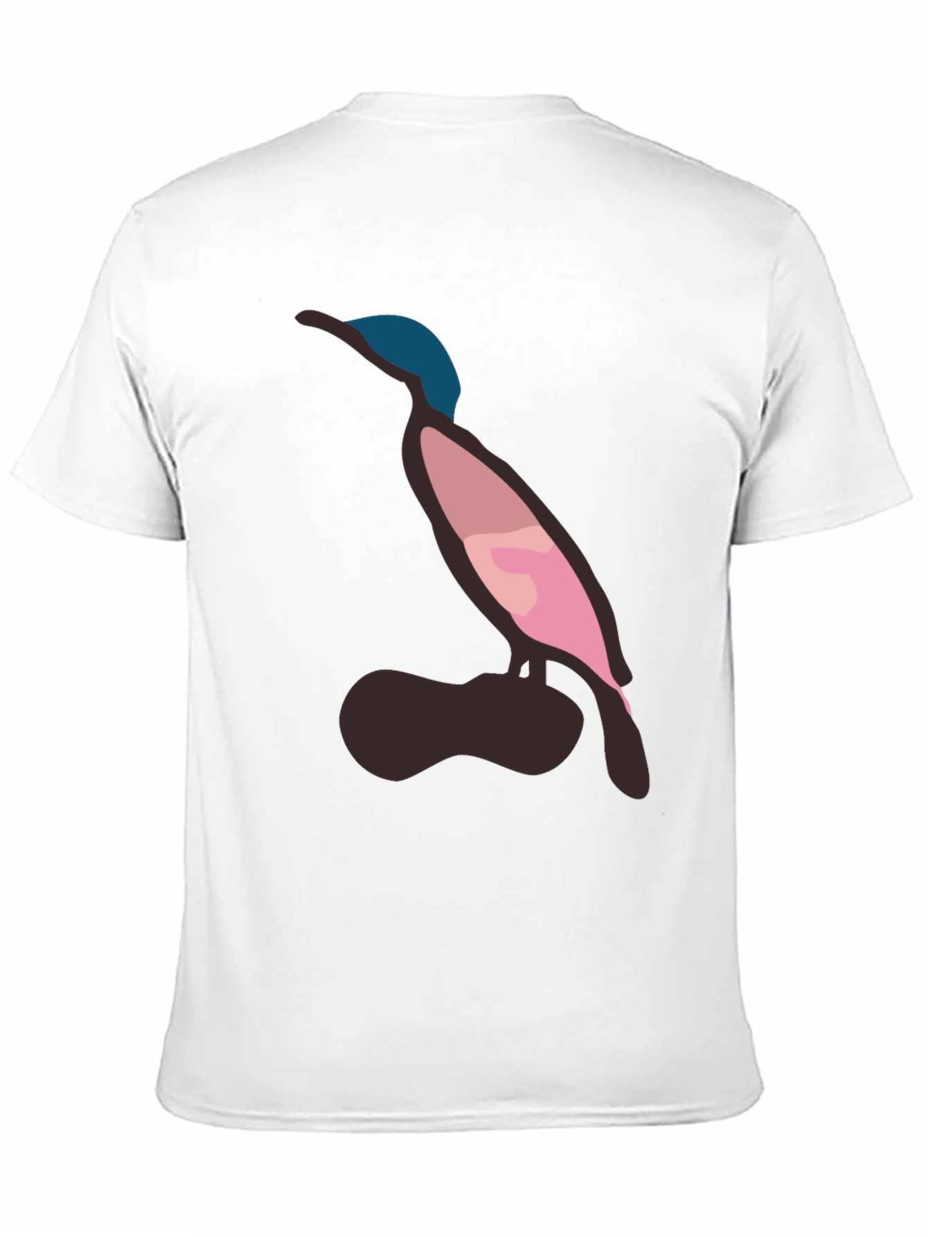 Modern Bird Graphic Tee - Casual Style
