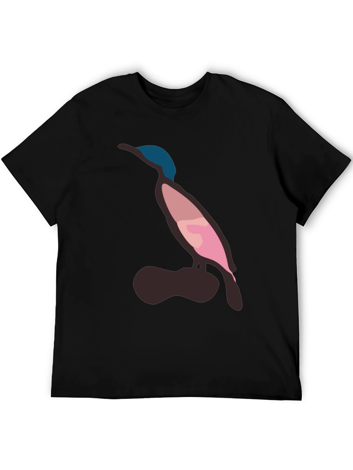 Modern Bird Graphic Tee - Casual Style