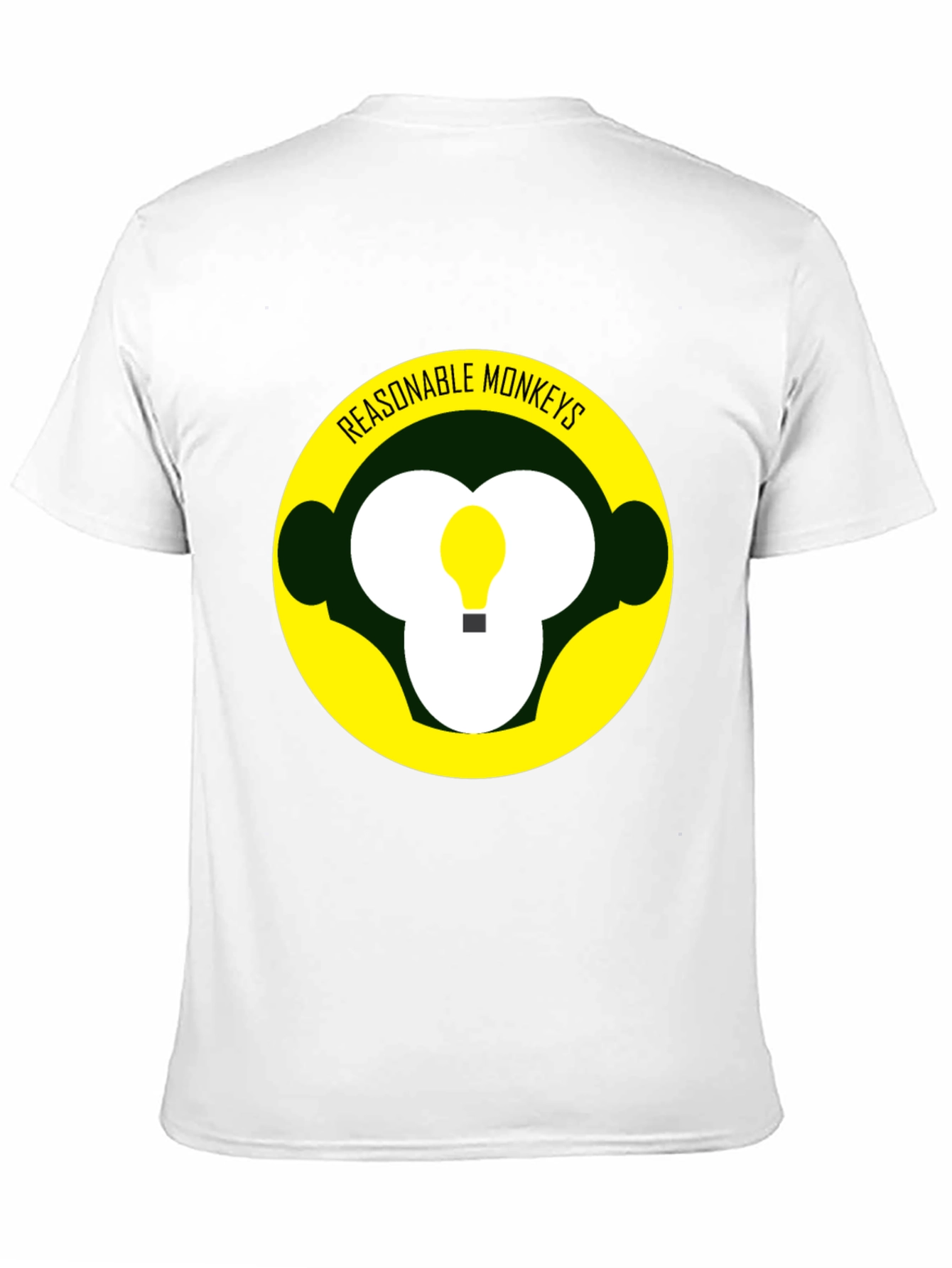 Reasonable Monkeys T-Shirt - Black Graphic Tee