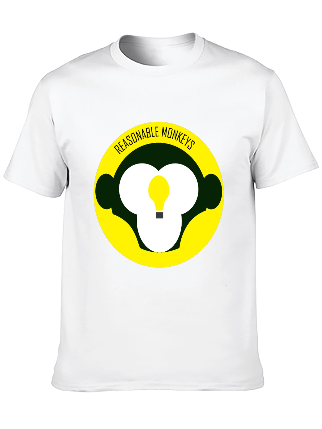 Reasonable Monkeys T-Shirt - Black Graphic Tee