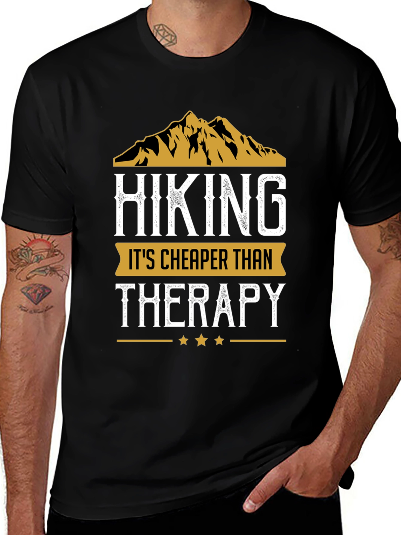Hiking is Cheaper Than Therapy Tee
