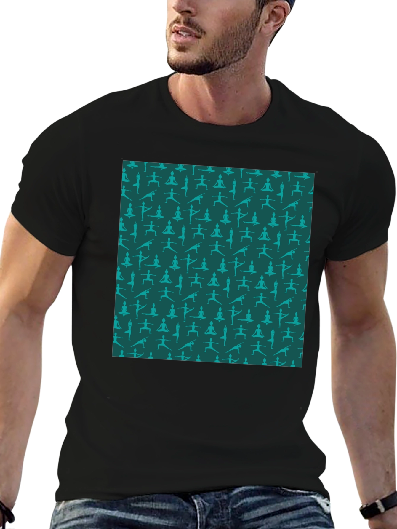 Yoga Pose Pattern T-Shirt