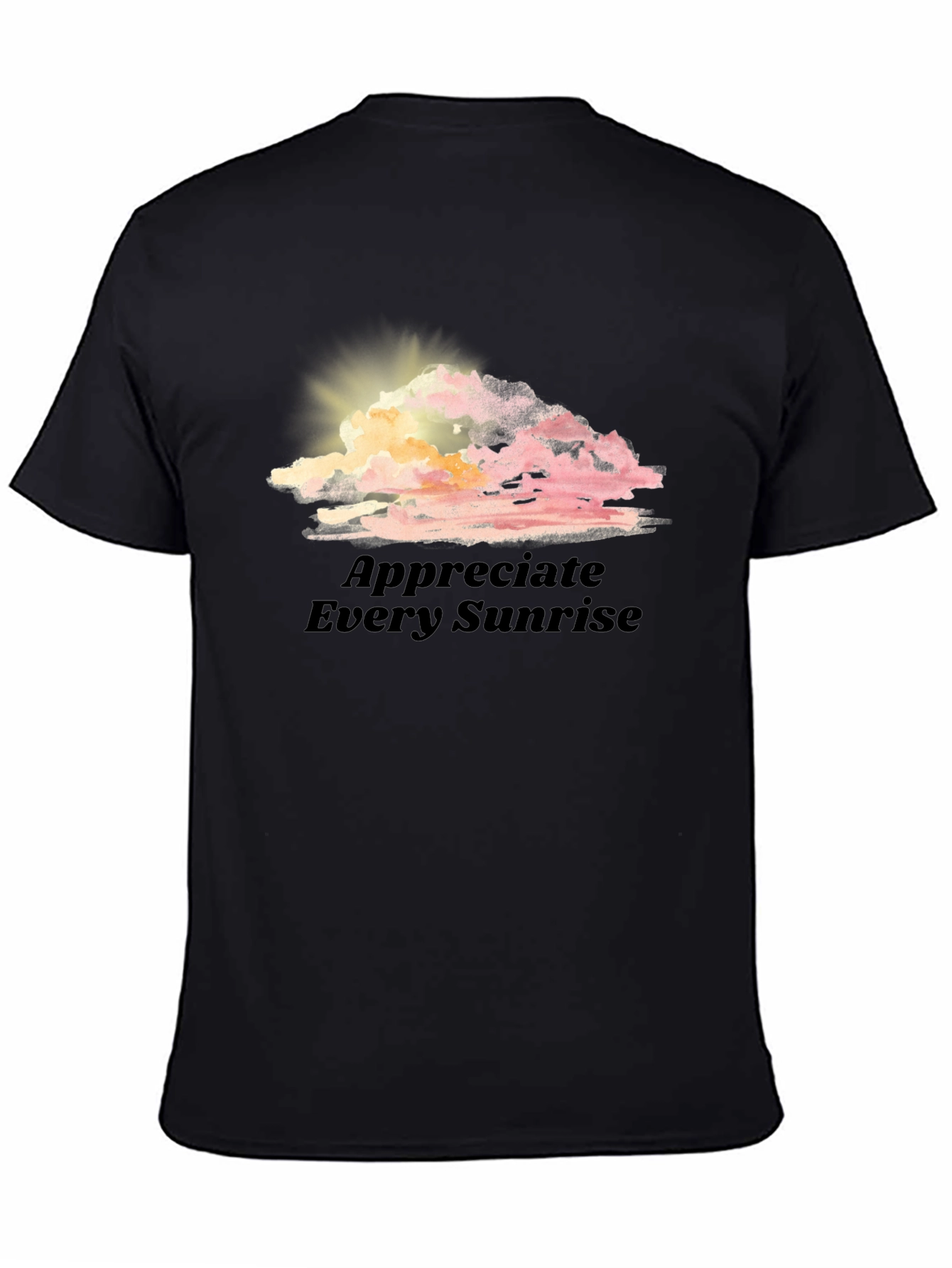 Sunrise Cloud Graphic Tee - Appreciate Every Sunrise