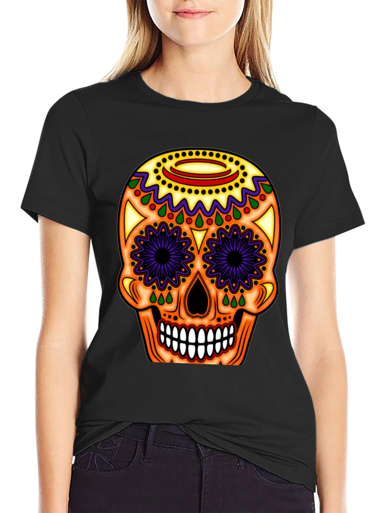 Sugar Skull T-Shirt - Day of the Dead Tee