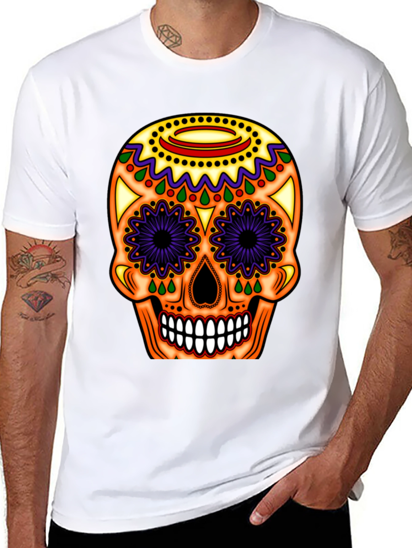 Sugar Skull T-Shirt - Day of the Dead Tee